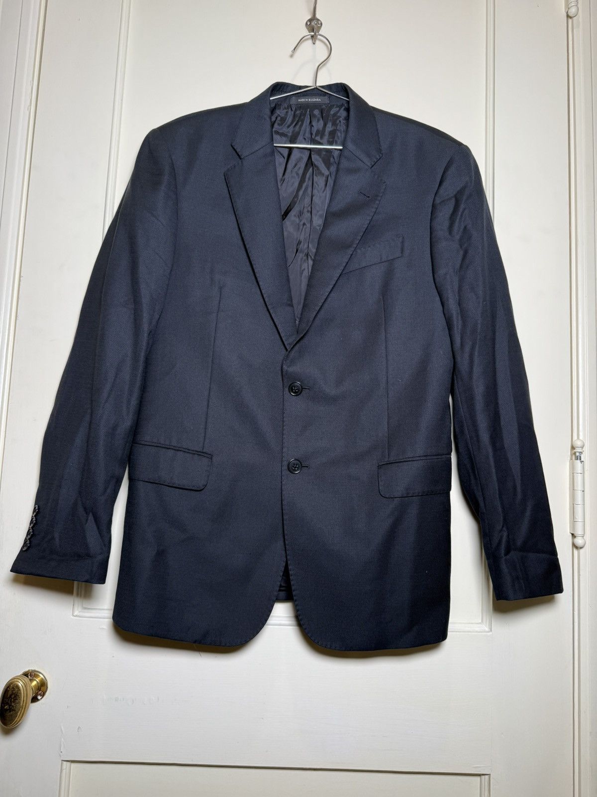 Emporio Armani Emporio Armani comfort-fit single breasted jacket Size 38S - 1 Thumbnail
