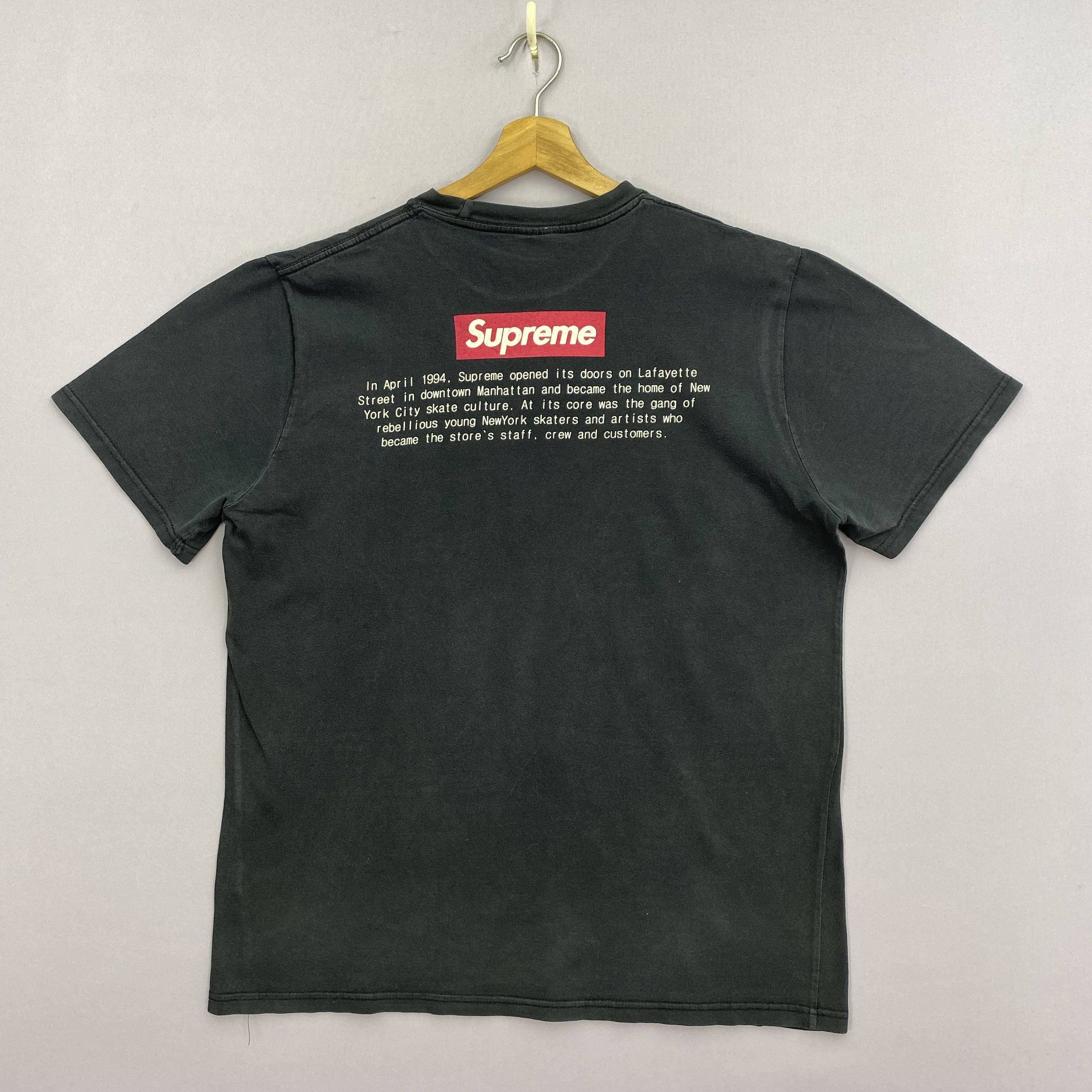 Japanese Brand Vintage 90s Supreme T-Shirt Supreme Box Crewneck Tee Size US M / EU 48-50 / 2 - 2 Thumbnail