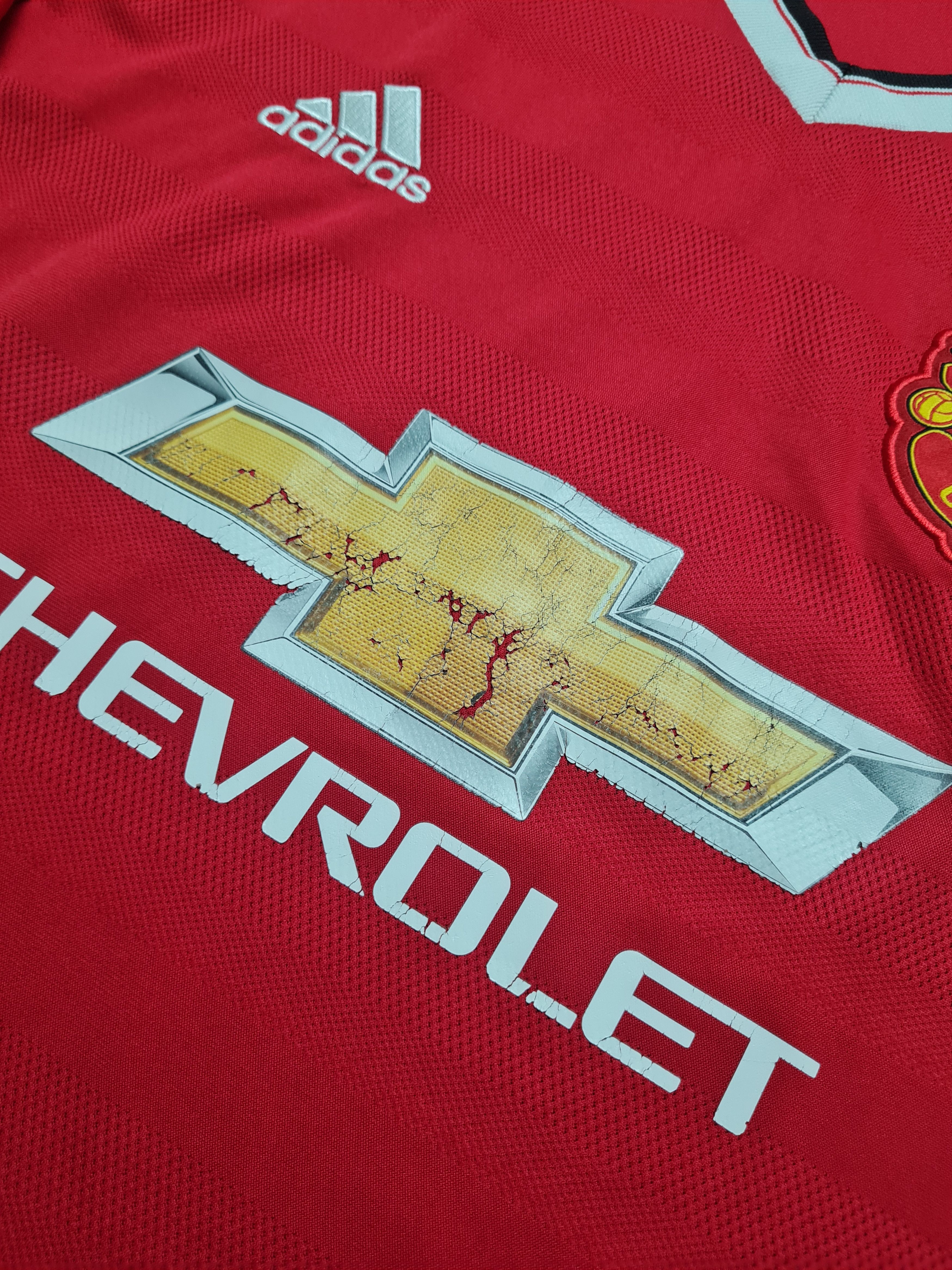 Adidas Manchester United15/16 Home Soccer Shirt Adidas #7 MEMPHIS Size US S / EU 44-46 / 1 - 6 Thumbnail
