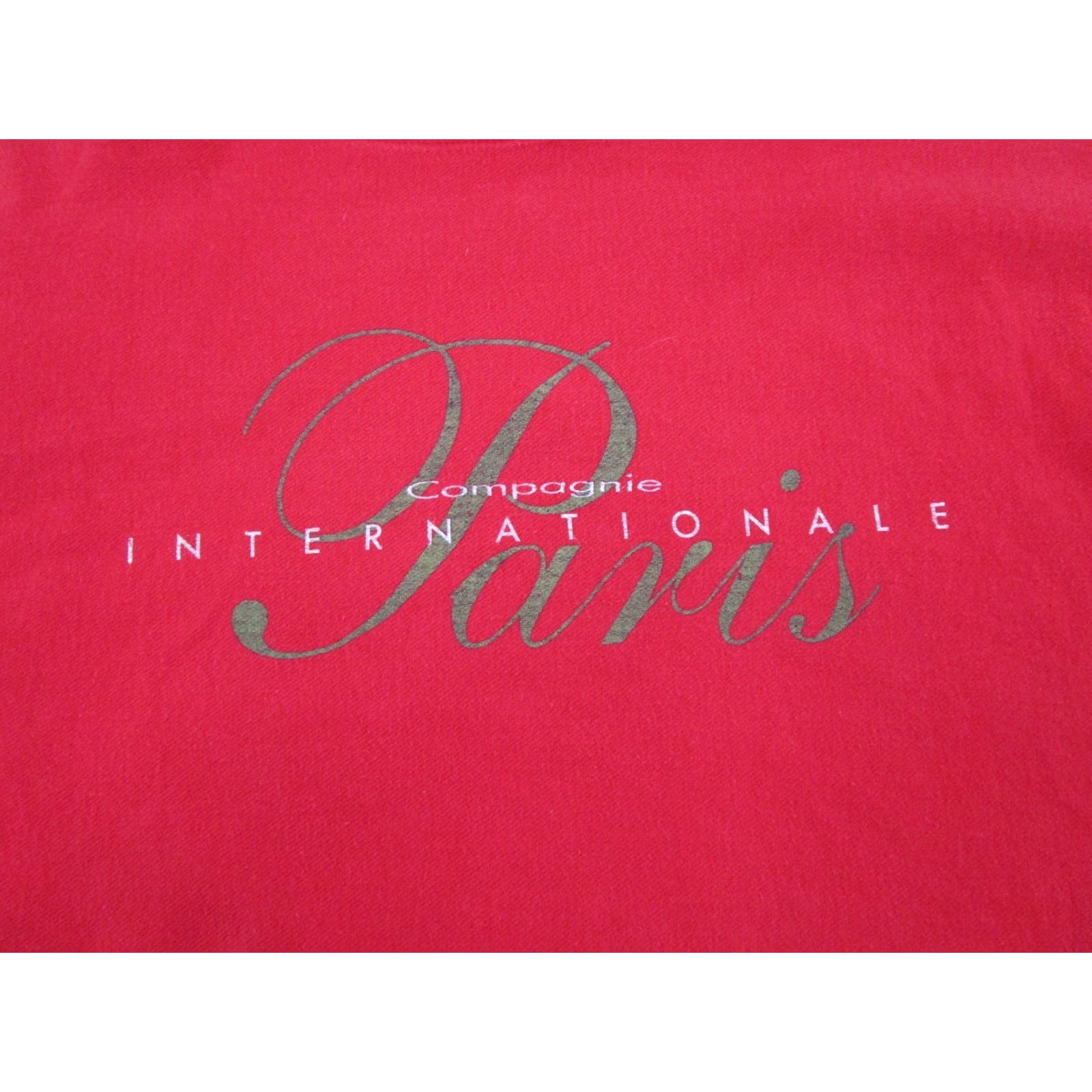 Express VINTAGE Express Sweatshirt 80s Red L Women's Casual Pullover Crew Neck Graphic Print Embroidered Oversized Activewear Size L Size L / US 10 / IT 46 - 2 Thumbnail