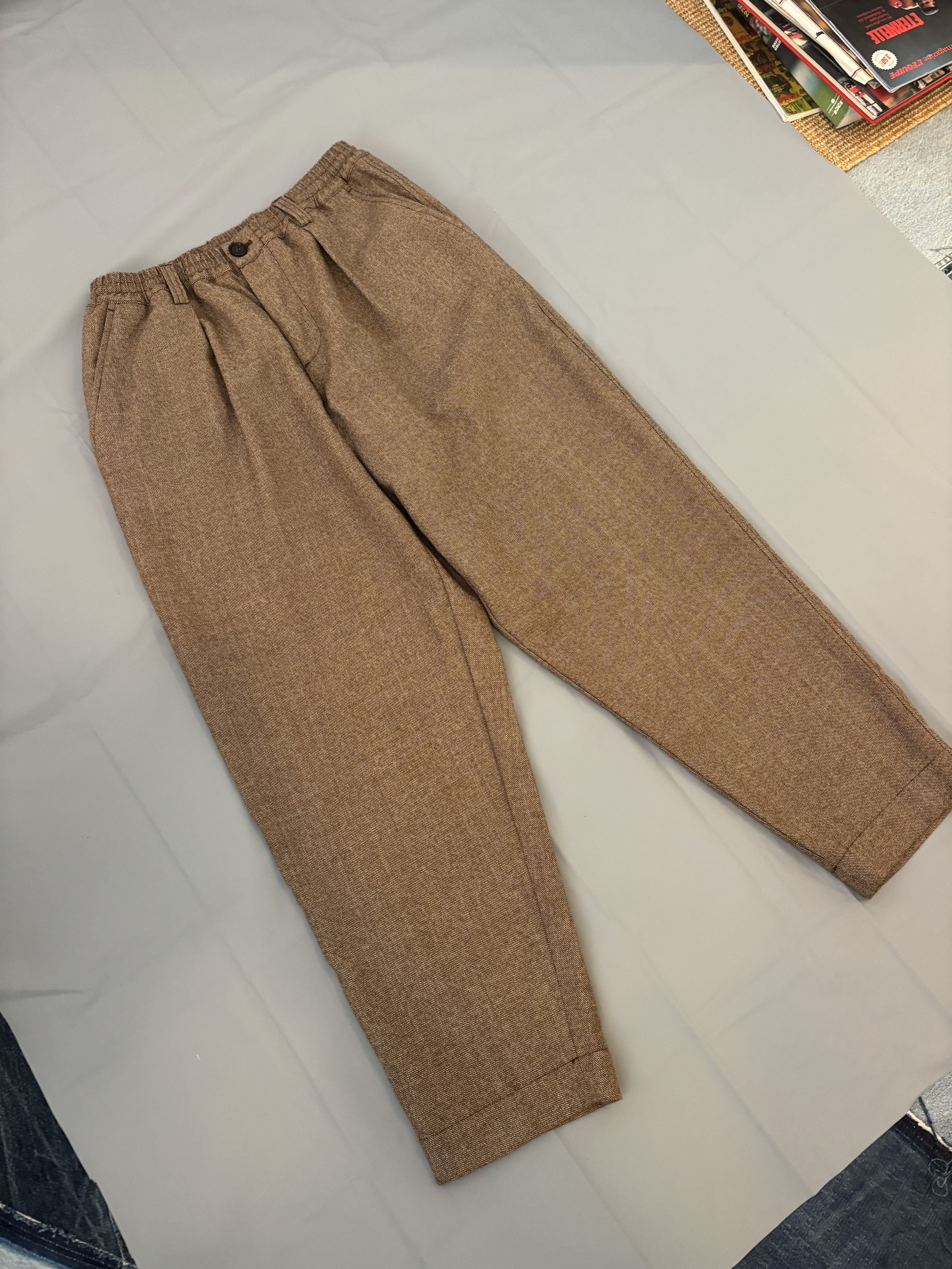 Marni Pantalon élastiqué Marni marron chiné en tbe Size US 32 / EU 48 - 2 Thumbnail