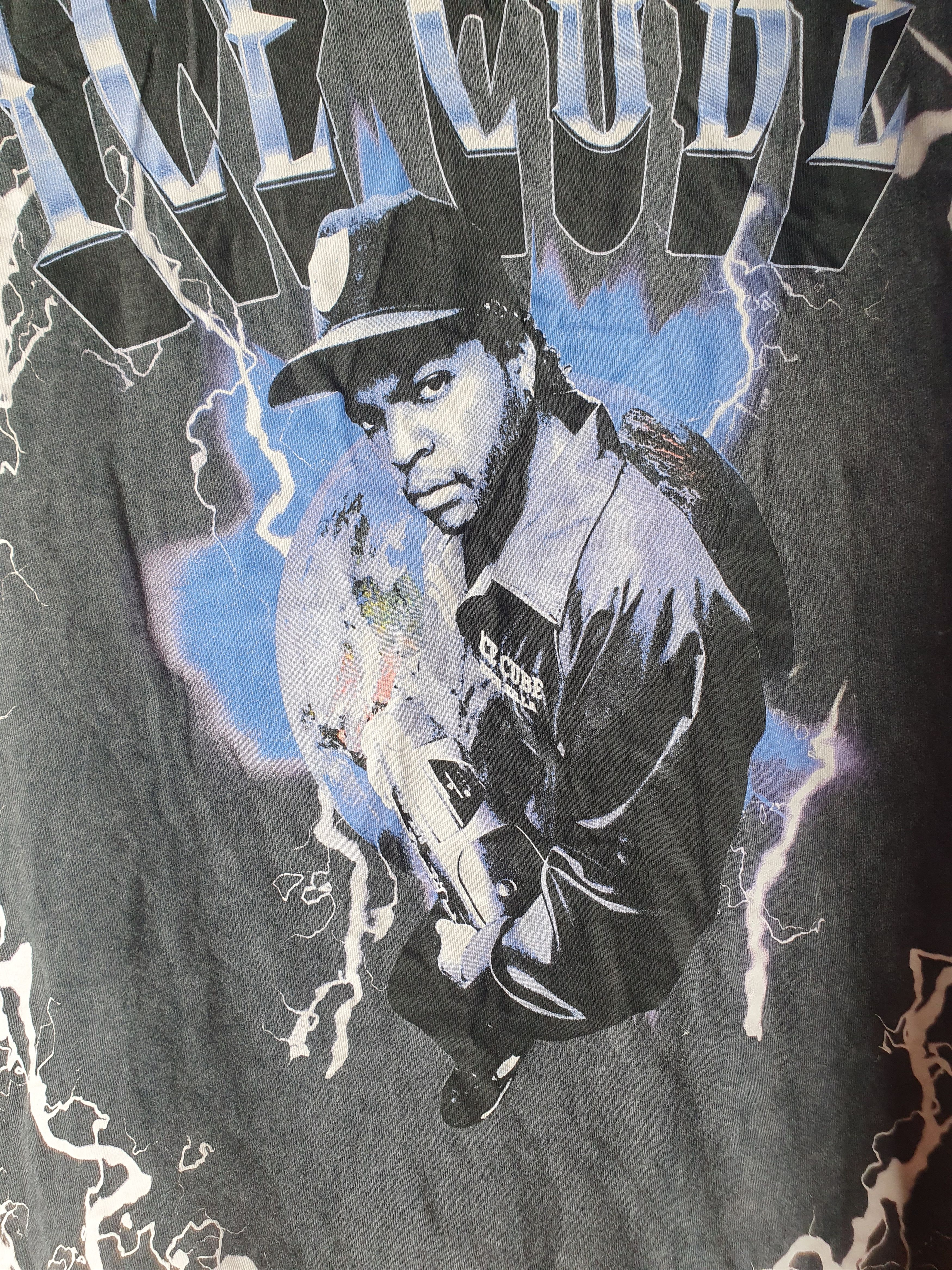 Pull & Bear × Rap Tees Ice Cube Pull&Bear Lightning 2020 Rap t-shirt sz XL Size US XL / EU 56 / 4 - 4 Thumbnail