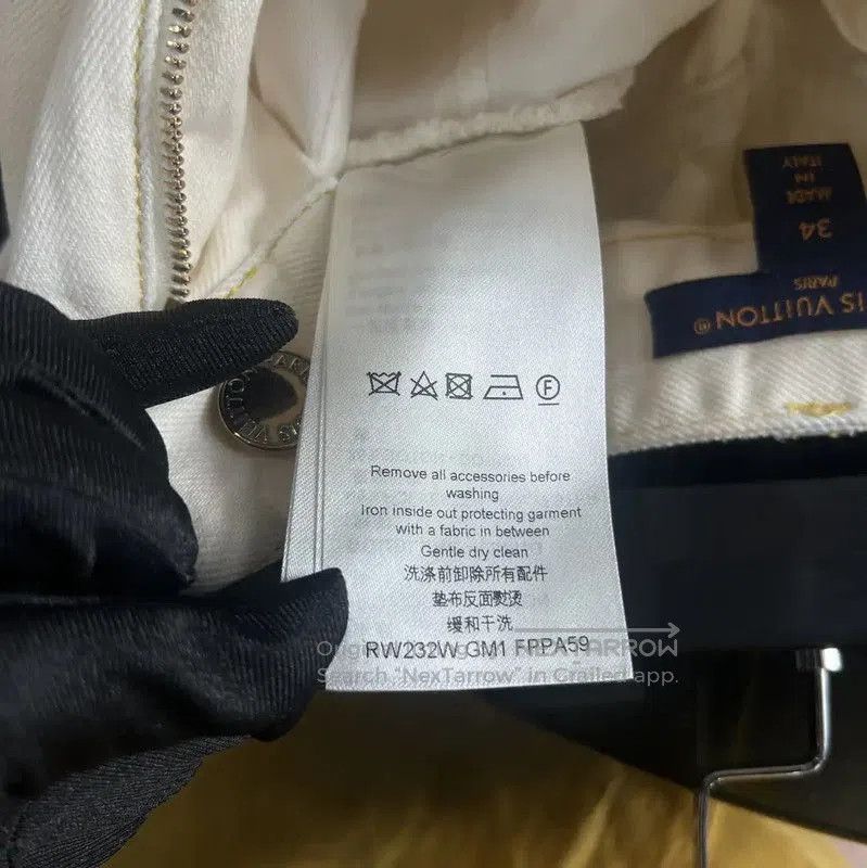 Louis Vuitton Louis Vuitton White Cotton Women's Shorts . Size 28" / US 6 / IT 42 - 5 Thumbnail