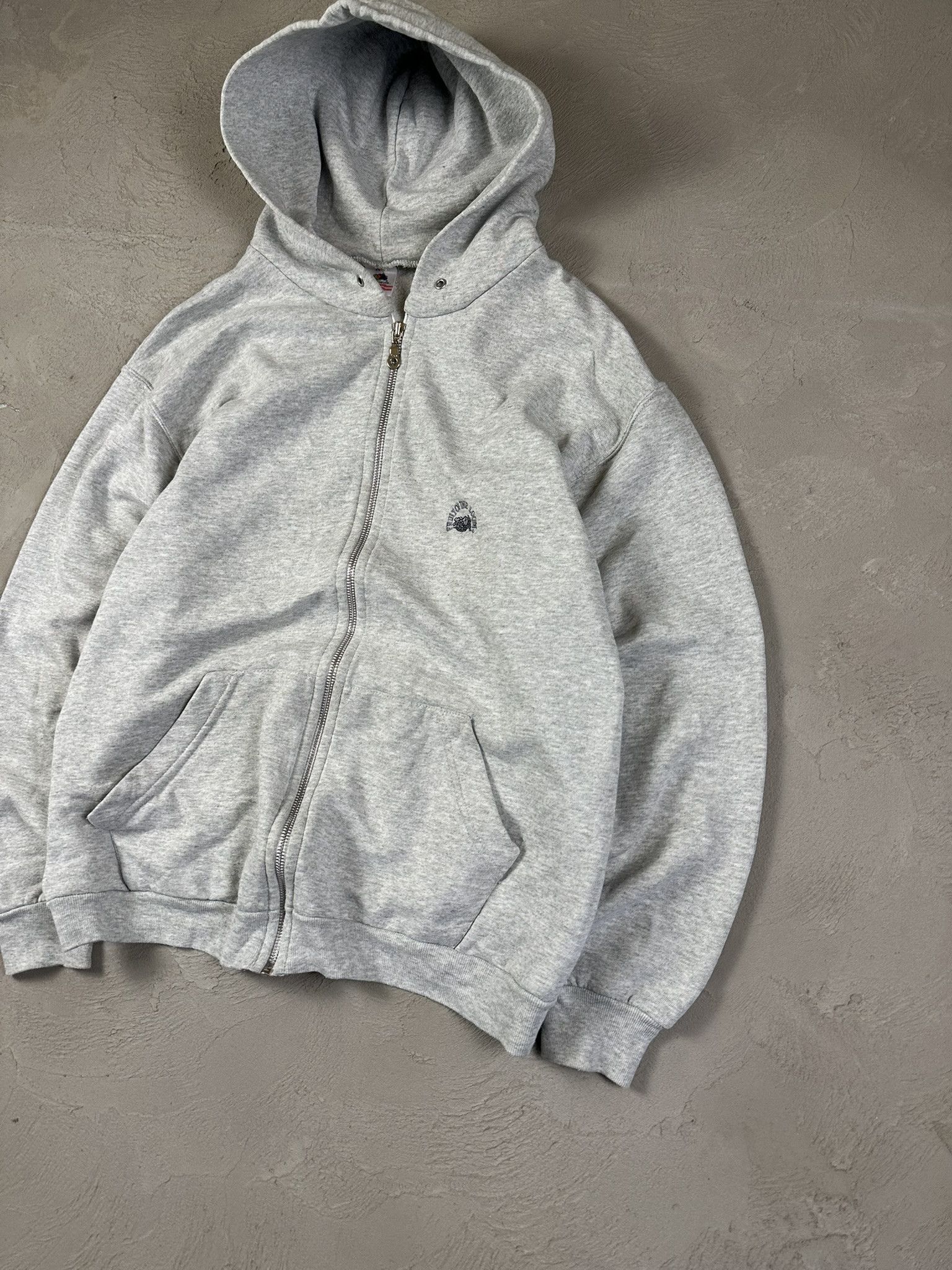 Fruit Of The Loom 90s Vintage Fruit Of The Loom Zip Basic Hoodie Size US L / EU 52-54 / 3 - 3 Thumbnail