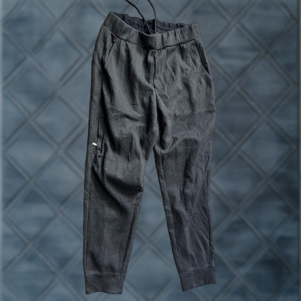 Perry Ellis Perry Ellis America Men's Jogger Pants Gray Stone Large Regular Fit Elastic Drawstring Waist Inseam 30 Cotton/Polyester Sweatpants Activewear Casual Size US 33 - 1 Thumbnail