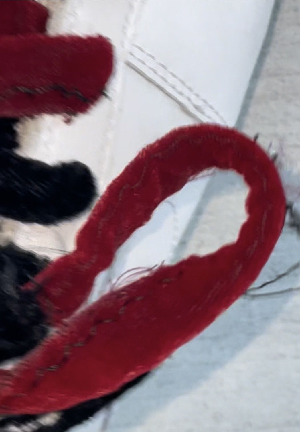 Other Black and red Velvet shoelaces Size ONE SIZE - 3 Thumbnail