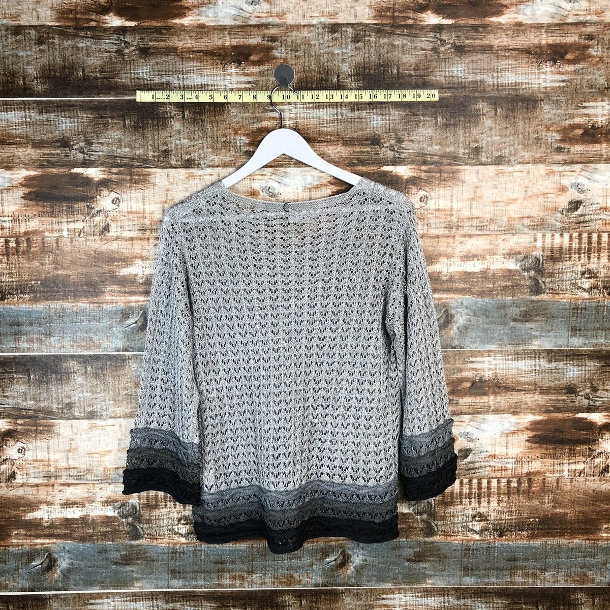 Japanese Brand Japanese Brand Grey Cardigan Knitwear #A1637 Size M / US 6-8 / IT 42-44 - 13 Thumbnail