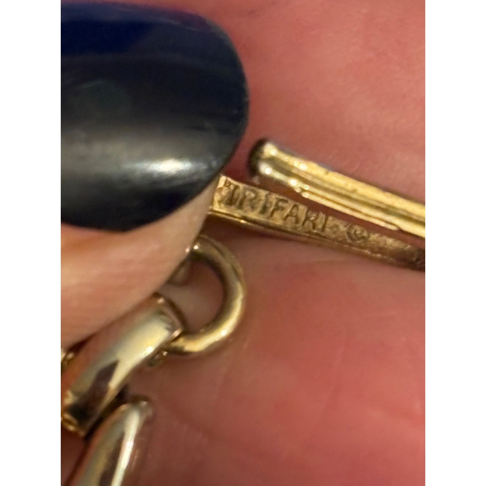 Other Vintage Trifari 14” Chunky Runway Chain Gold Tone Size ONE SIZE - 2 Thumbnail