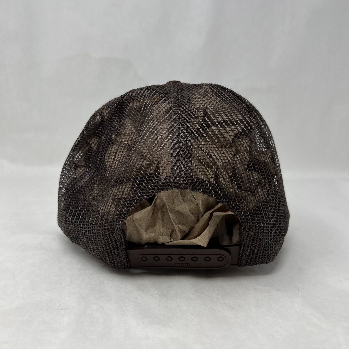 Kapital Kountry Kapital Denim Repair Reconstruct Trucker Hat Ecru Brown Size ONE SIZE - 4 Thumbnail