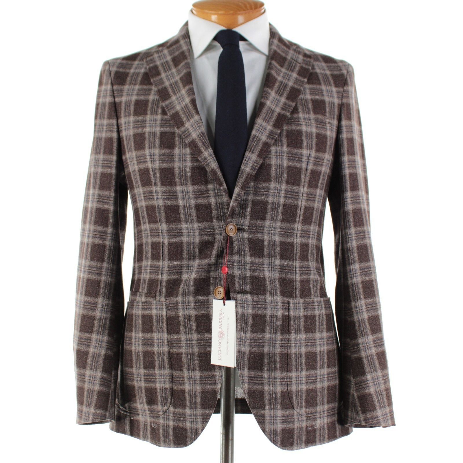 Luciano Barbera Luciano Barbera Sport Coat Size 38 US in Brown Size 38R - 1 Thumbnail