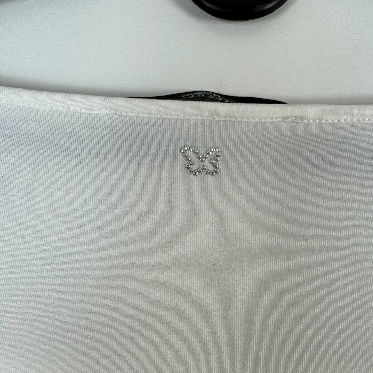 Weekend Max Mara Max Mara Weekend White Drape Neck T-Shirt Womens Size M Size M / US 6-8 / IT 42-44 - 3 Thumbnail