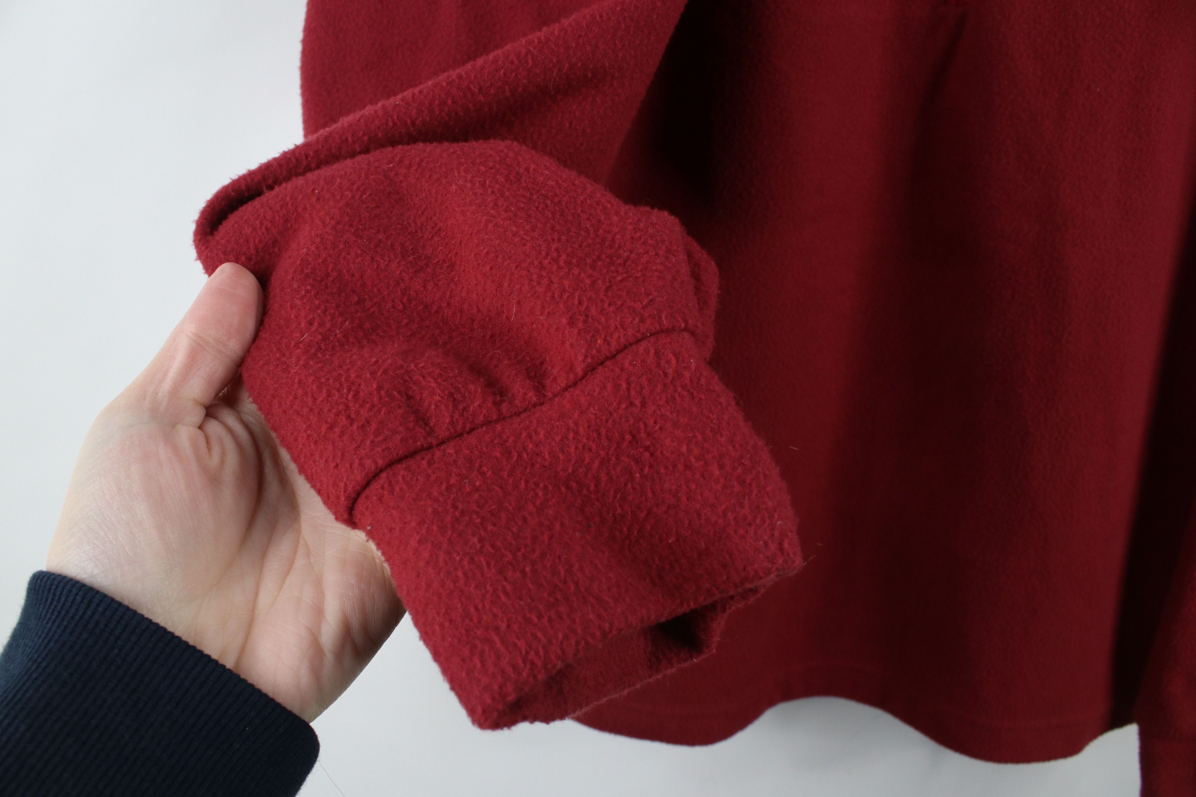 Vintage Vintage 80s 90s Nashbar Cycling Fleece Sweater Red USA Size US M / EU 48-50 / 2 - 6 Thumbnail