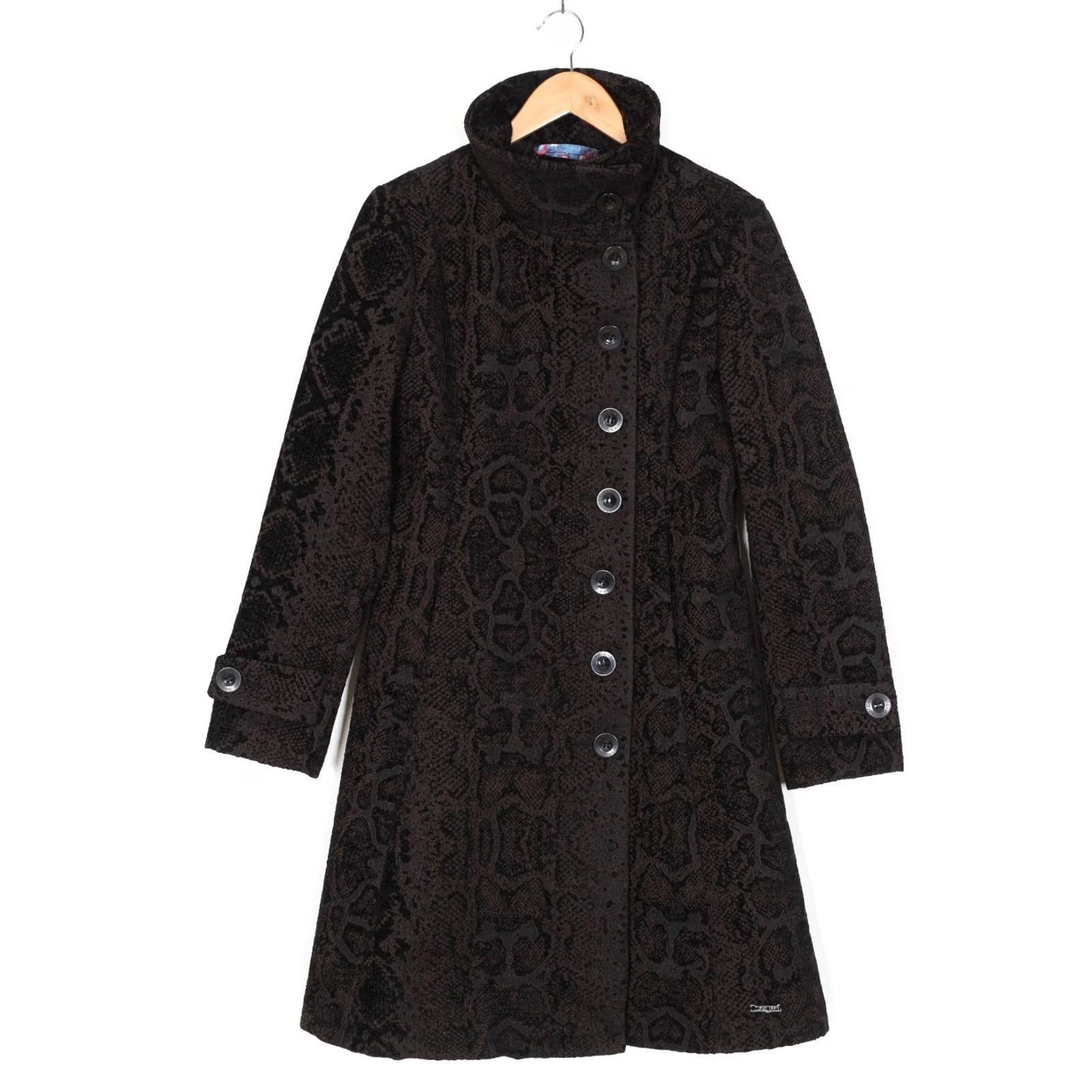 Desigual DESIGUAL Coat Snake Patterned Women Size 40 MJ5531 Overcoat Cardigan? (No new info) Size S / US 4 / IT 40 - 2 Thumbnail