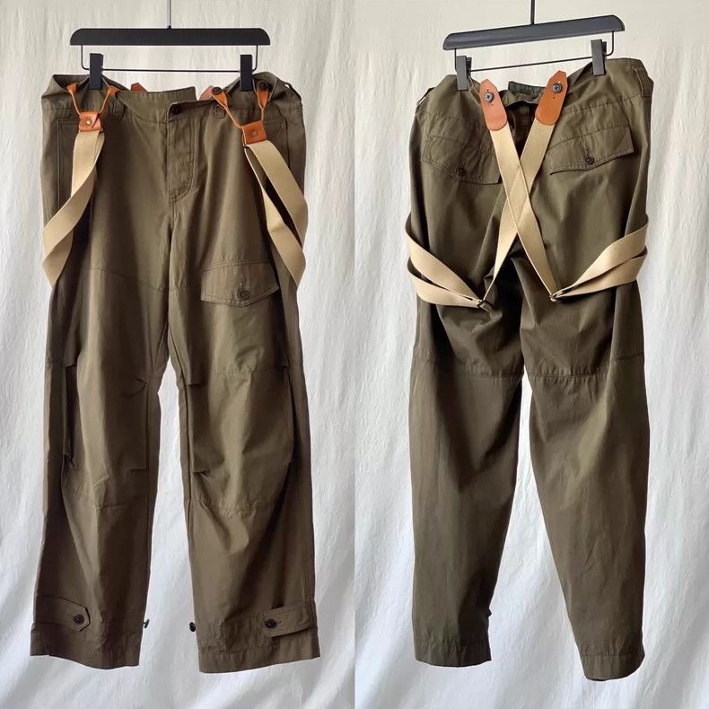 Yohji Yamamoto Yohji Yamamoto size 3 Army Green Vintage Strap Overalls pa Size US 30 / EU 46 - 8 Thumbnail