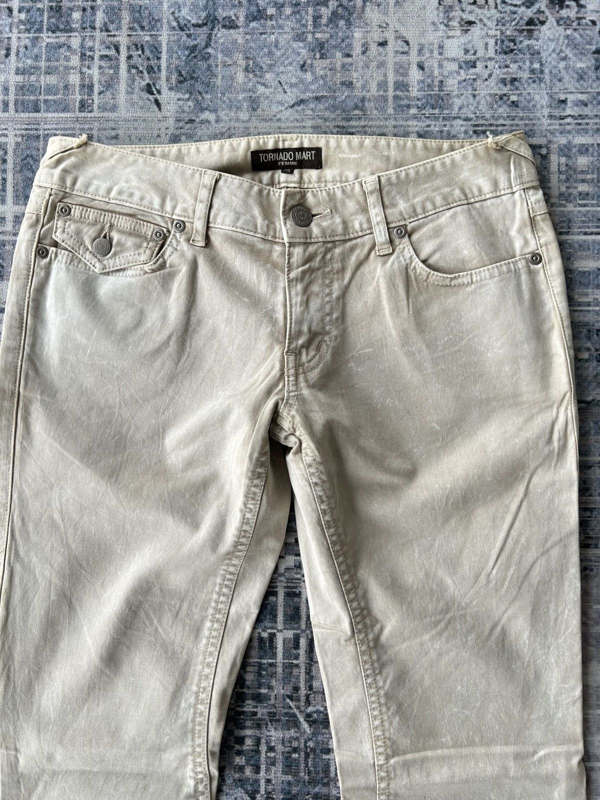 If Six Was Nine Tornado Mart Flared Plain Pants Size US 29 - 4 Thumbnail