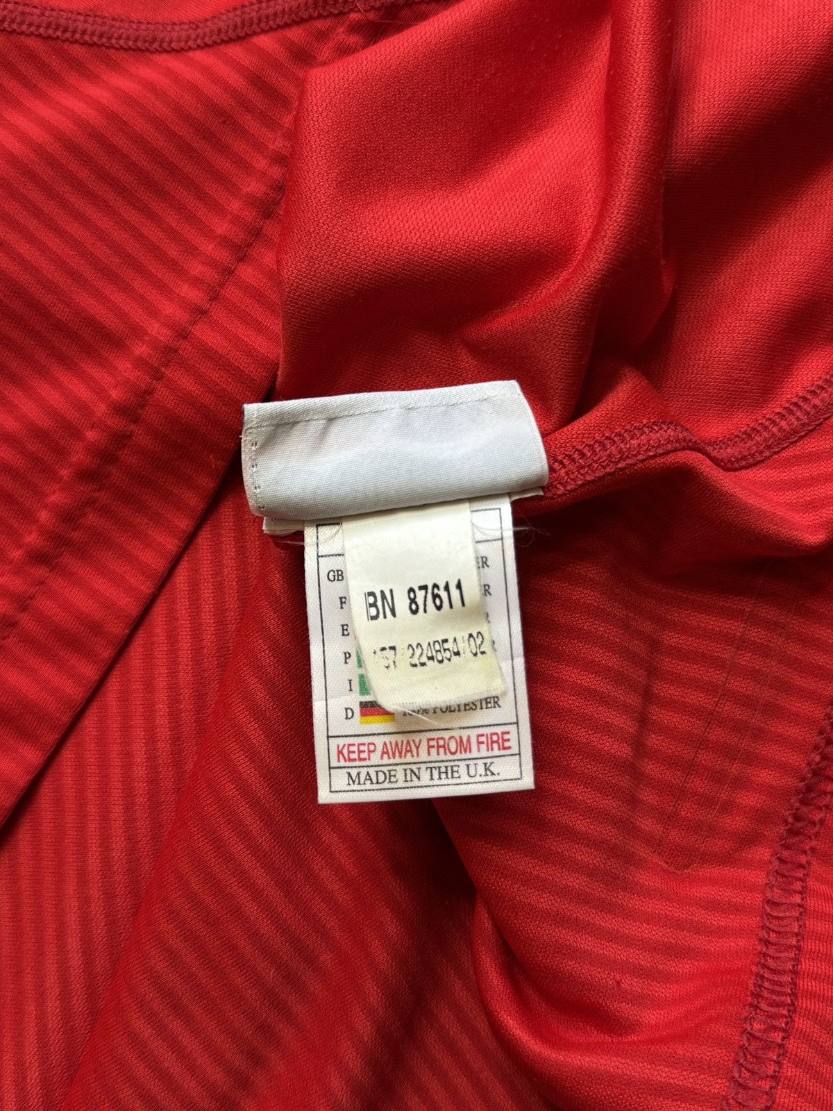 Reebok × Vintage Vintage Reebok 2002-2004 Liverpool Home Kit Size US L / EU 52-54 / 3 - 13 Thumbnail