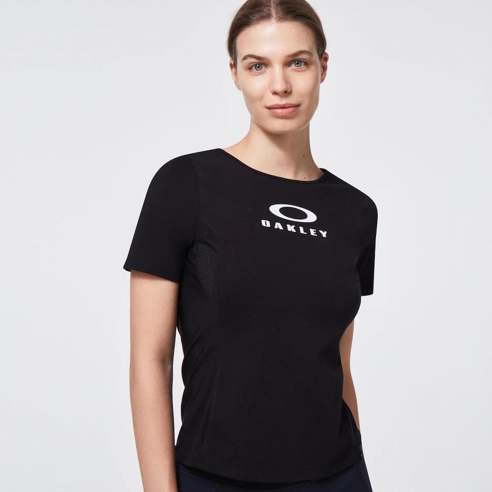 Oakley Black Short Sleeve Ellipse Athletic Running Shirt Size S / US 4 / IT 40 - 3 Thumbnail