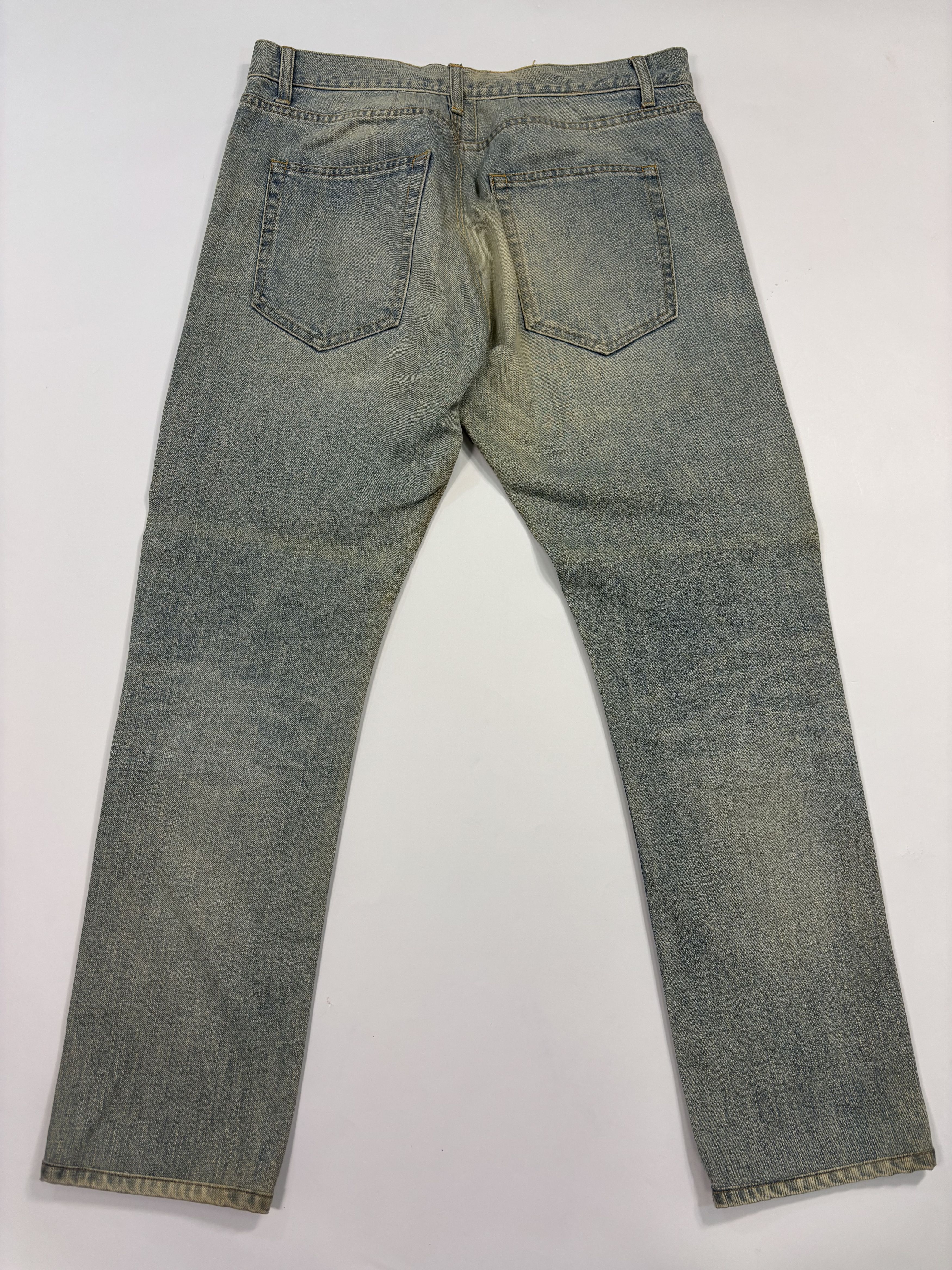 Saint Laurent Paris Saint Laurent Faded Blue Pants Size US 36 / EU 52 - 4 Thumbnail