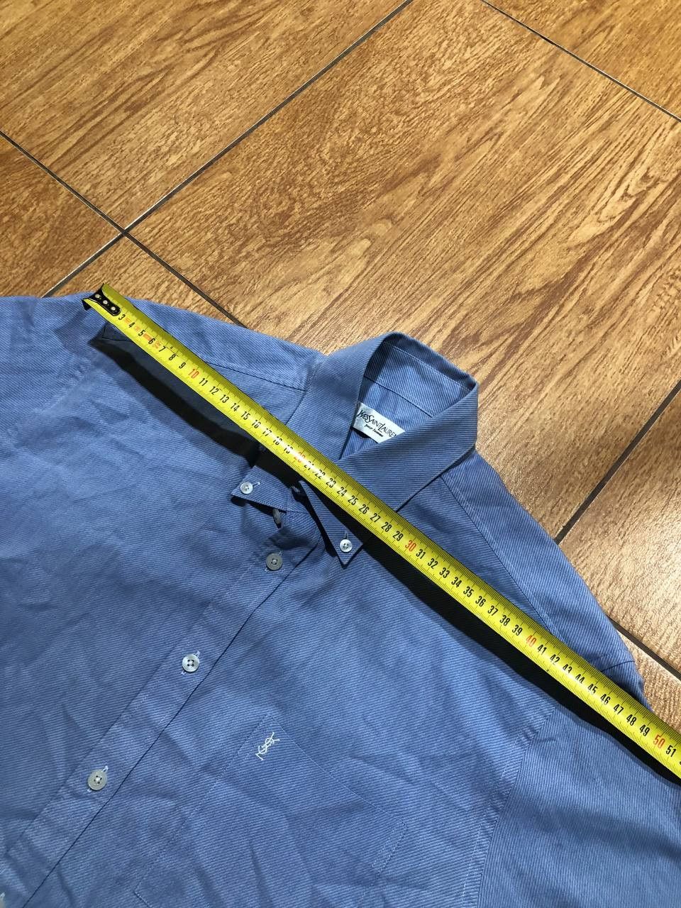 Yves Saint Laurent Yves Saint Laurent Classic Logo Button Up Cotton Shirt men’s Size US L / EU 52-54 / 3 - 9 Thumbnail
