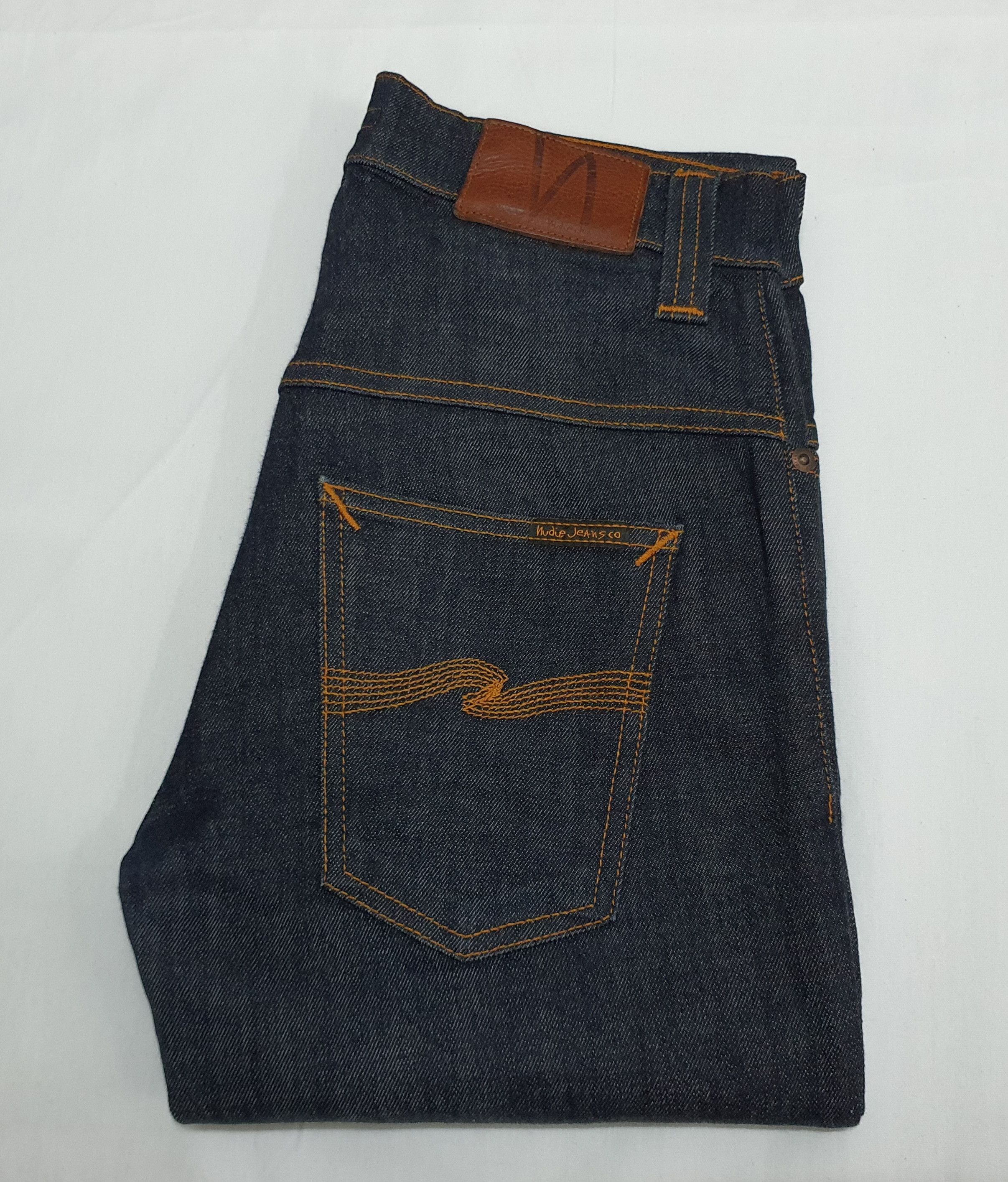 Nudie Jeans Waist 30" Nudie Jeans Thin Finn Dry Twill Stretchable Denim. Size US 30 / EU 46 - 18 Thumbnail