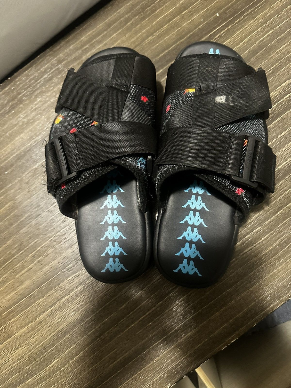 Kappa Black Kappa sandals with blue accents Size US 9.5 / EU 42-43 - 2 Thumbnail