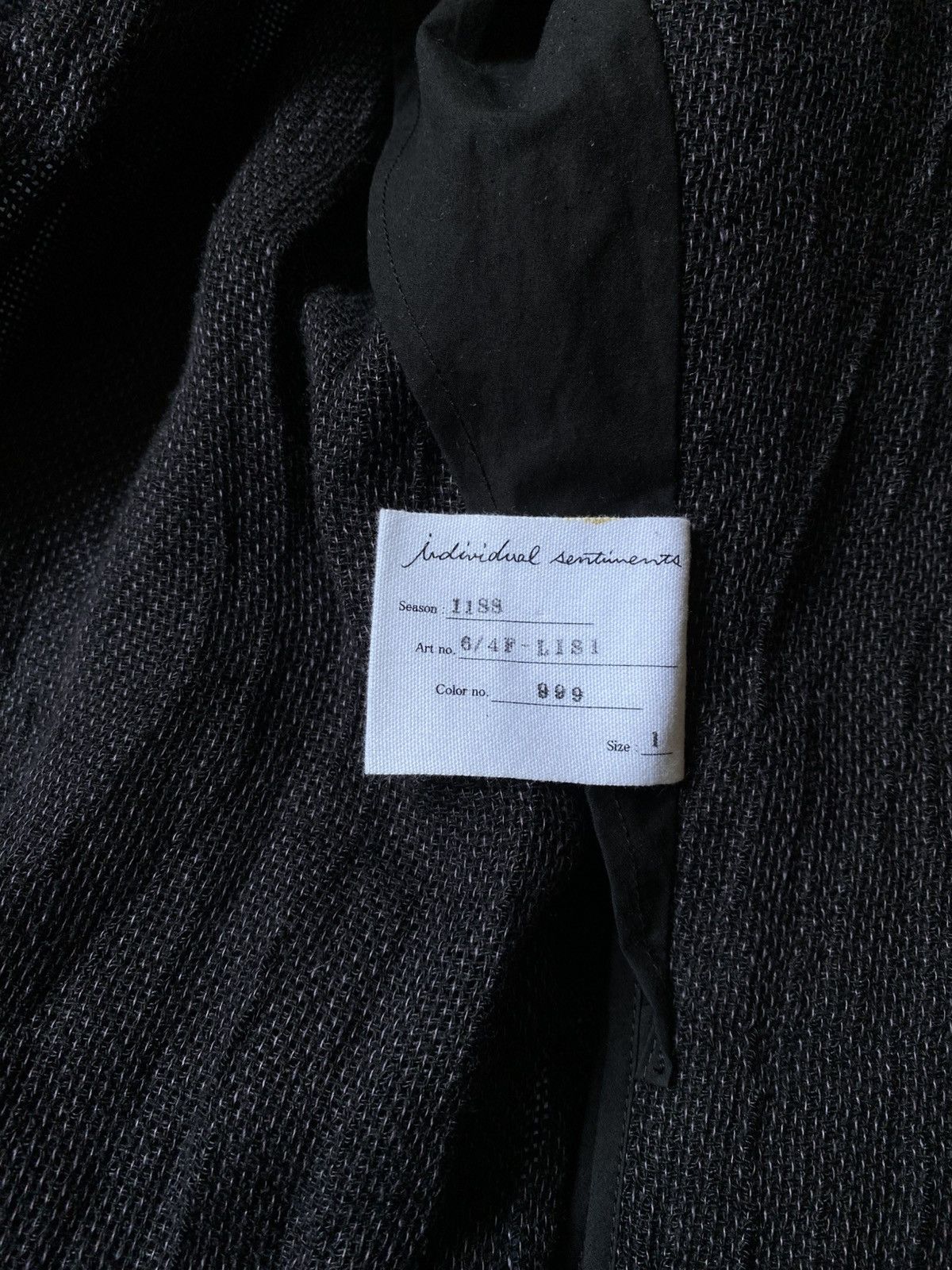 Individual Sentiments Individual Sentiments SS11 Lace Up Sheer Metal Effect Jacket Size US M / EU 48-50 / 2 - 13 Thumbnail