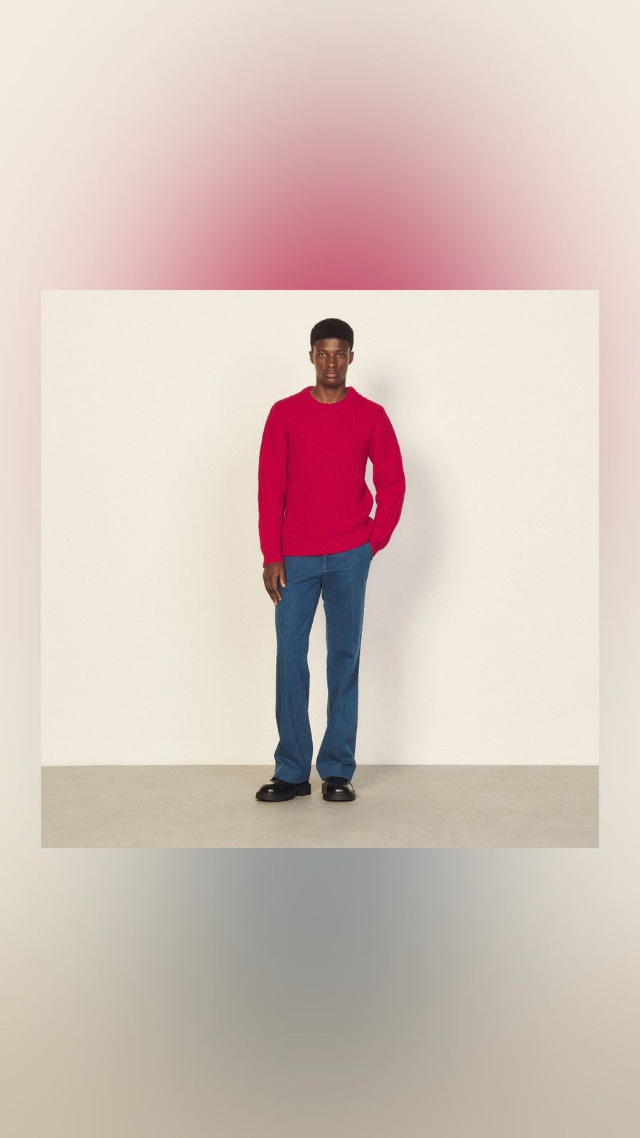 Sandro Sandro Paris men knit sweater size XS fit S Size US S / EU 44-46 / 1 - 4 Thumbnail