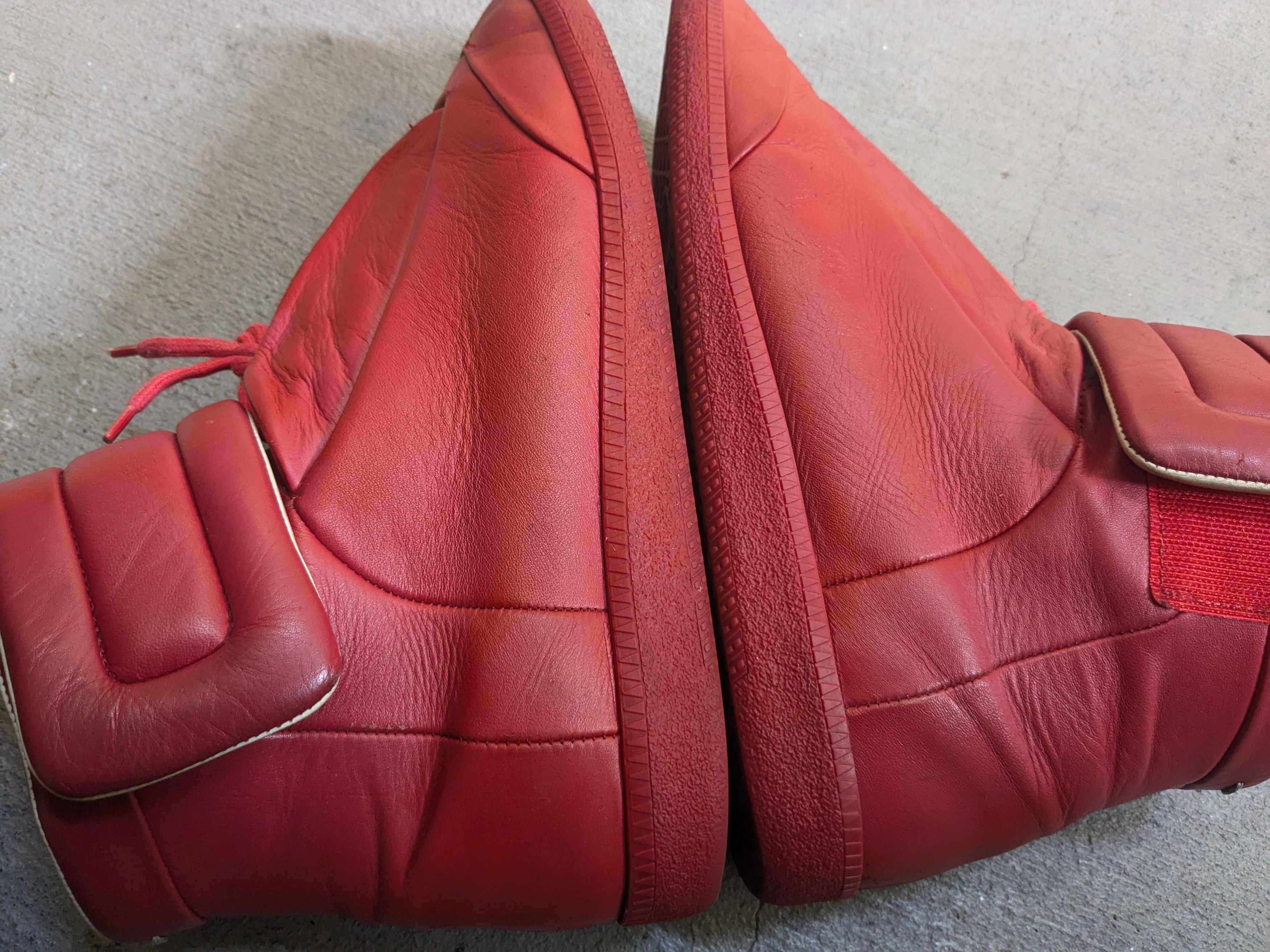 Maison Margiela Maison Margiela Future High Tops Red 9.5 42.5 High Leather Size US 9.5 / EU 42-43 - 10 Thumbnail
