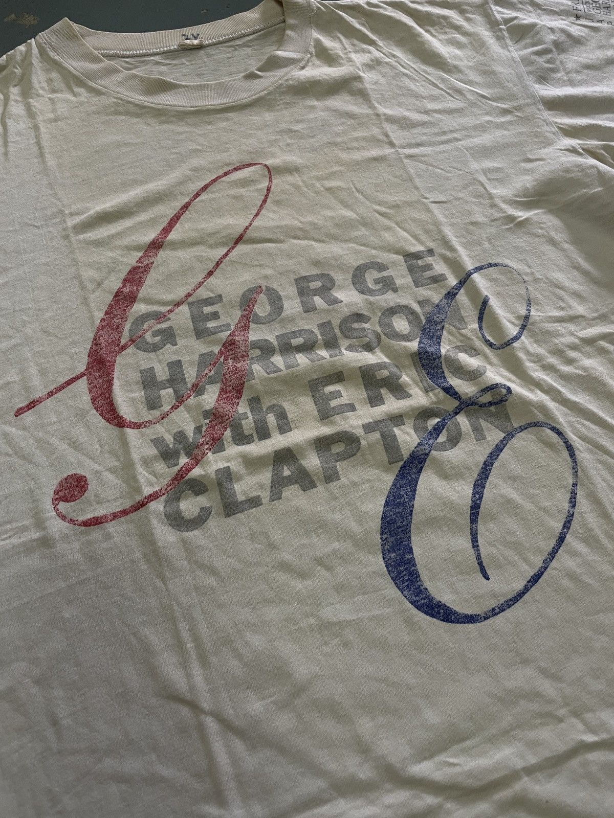 Band Tees × Vintage Vintage 90s George Harrison with Eric Clapton Band Tees Size US M / EU 48-50 / 2 - 2 Thumbnail