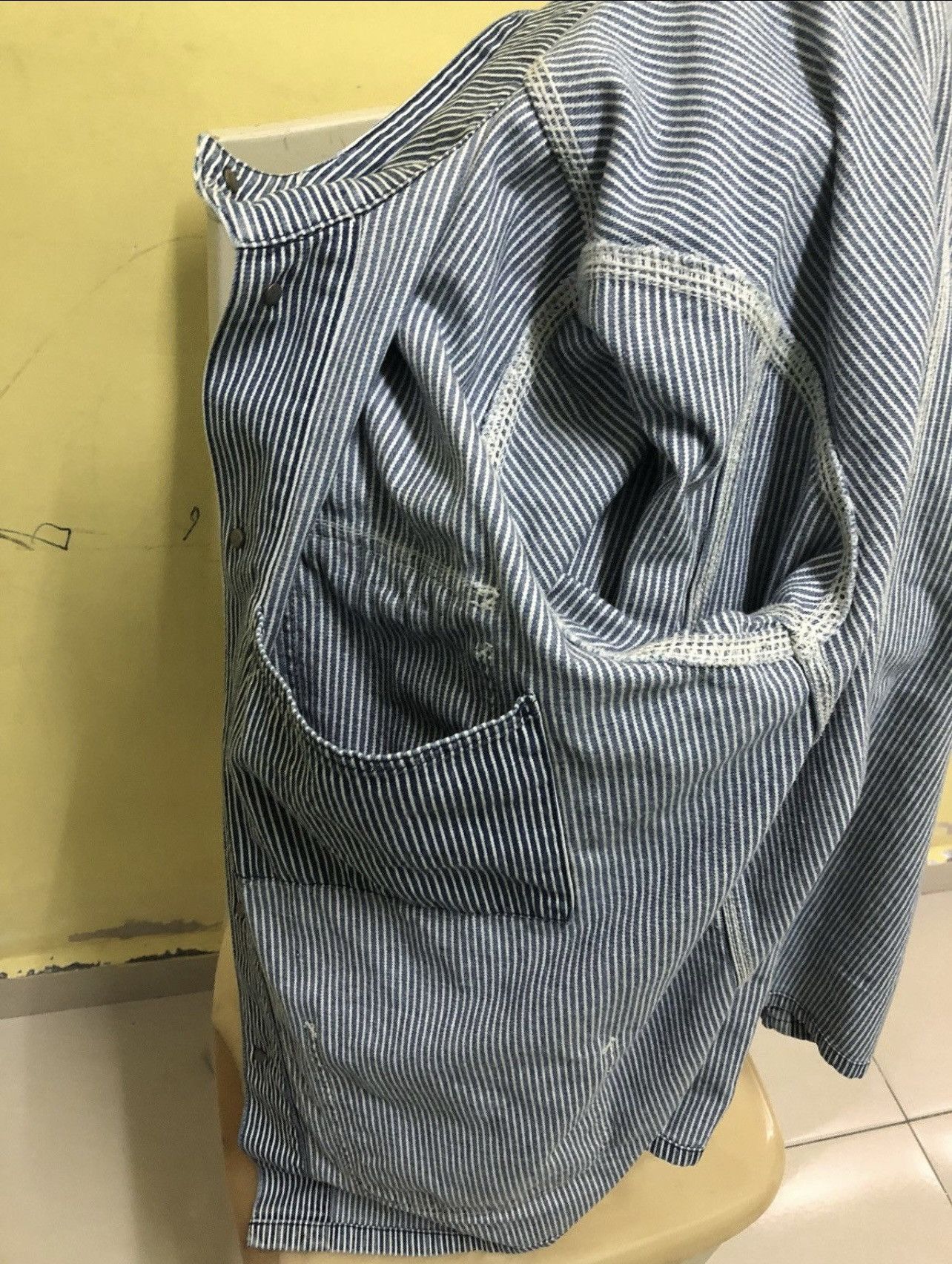 Carhartt Wip Carhartt WIP - Denim Jacket (hickory stripe) Size US XL / EU 56 / 4 - 2 Thumbnail