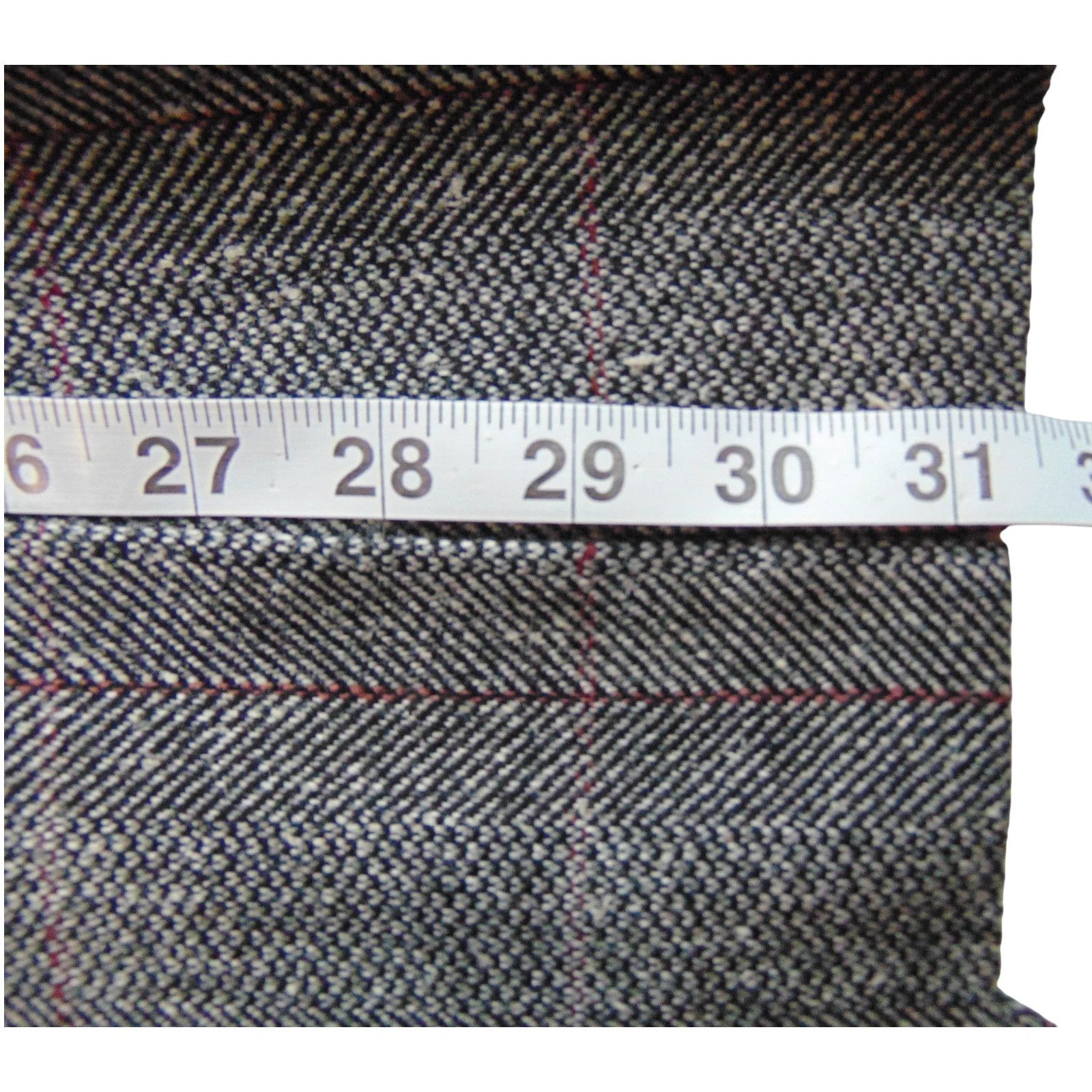Burberry Burberrys Vintage Tweed Windowpane Blazer 42 Gray Size 42R - 18 Thumbnail