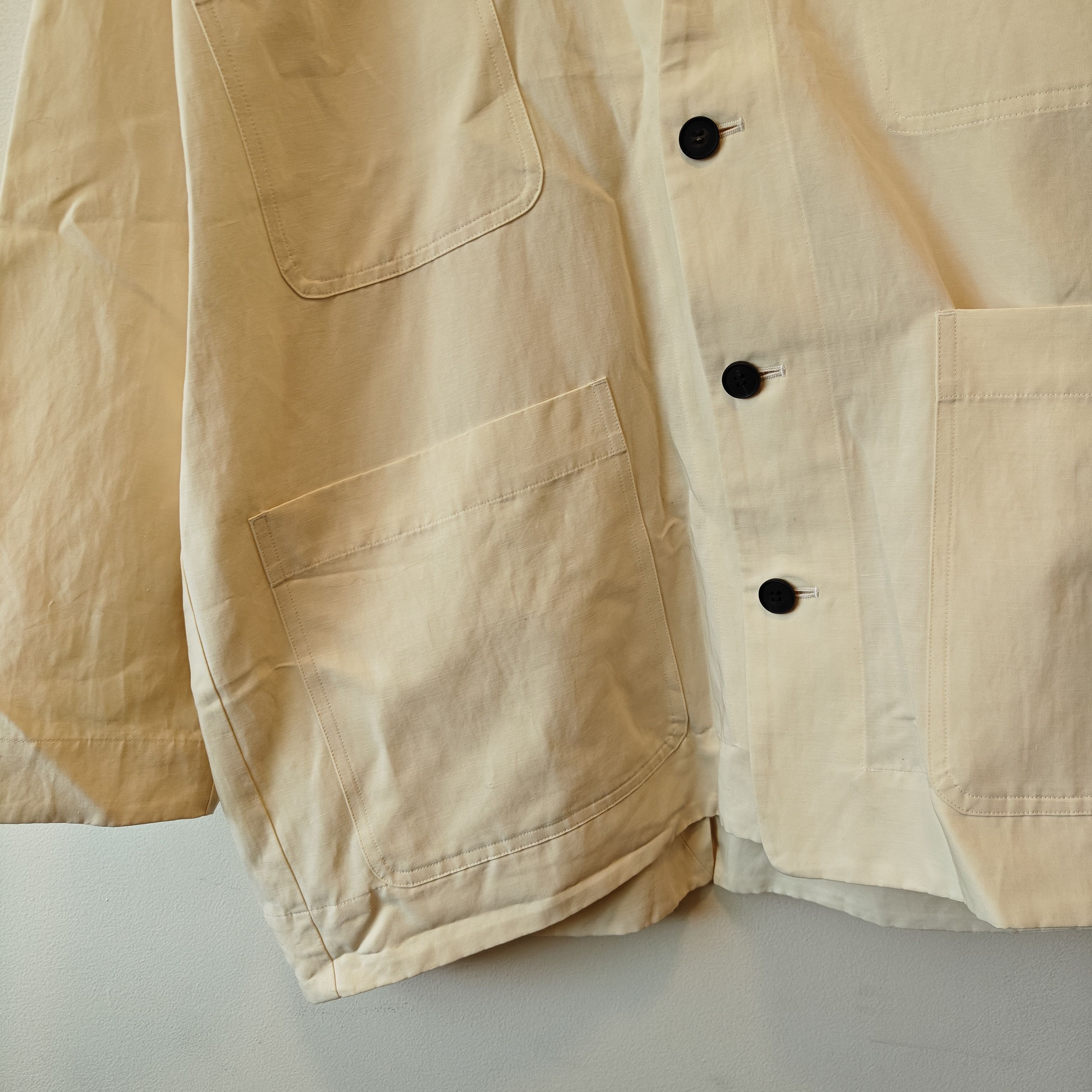 Jan Jan Van Essche o project oversized tunic cardigan cotton linen fits XL Size US M / EU 48-50 / 2 - 9 Thumbnail