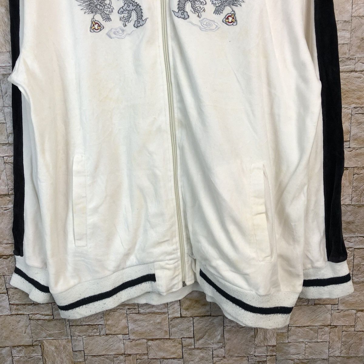 Edition Japan Defective Struct double dragon japan White sweater #A674 Size US XL / EU 56 / 4 - 6 Thumbnail