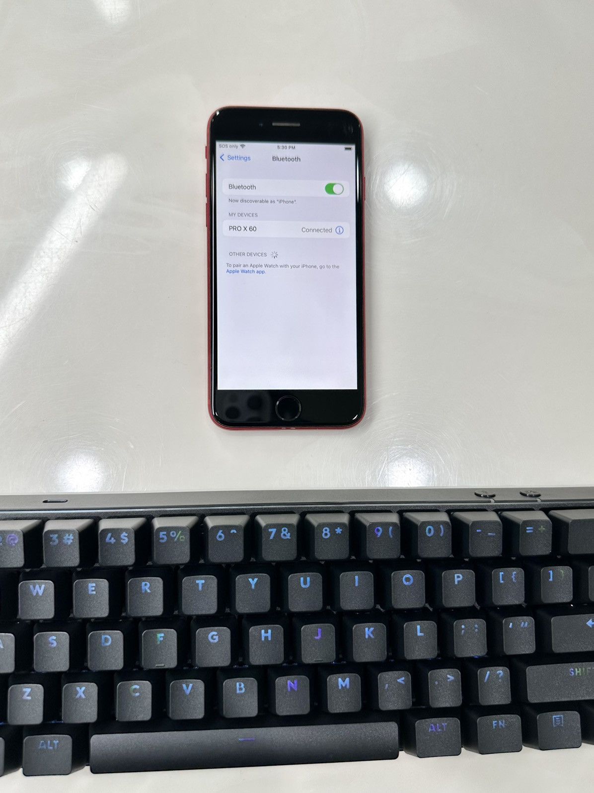 Other Pro X 60 Logitech Lightspeed Keyboard Wireless With Dongle Size ONE SIZE - 2 Thumbnail