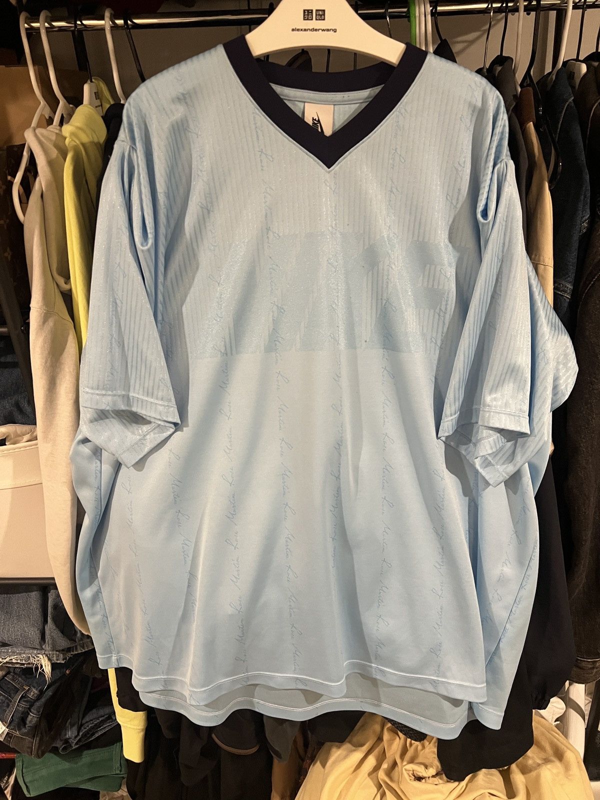 Pre-owned Martine Rose Nike  Jersey In Blue