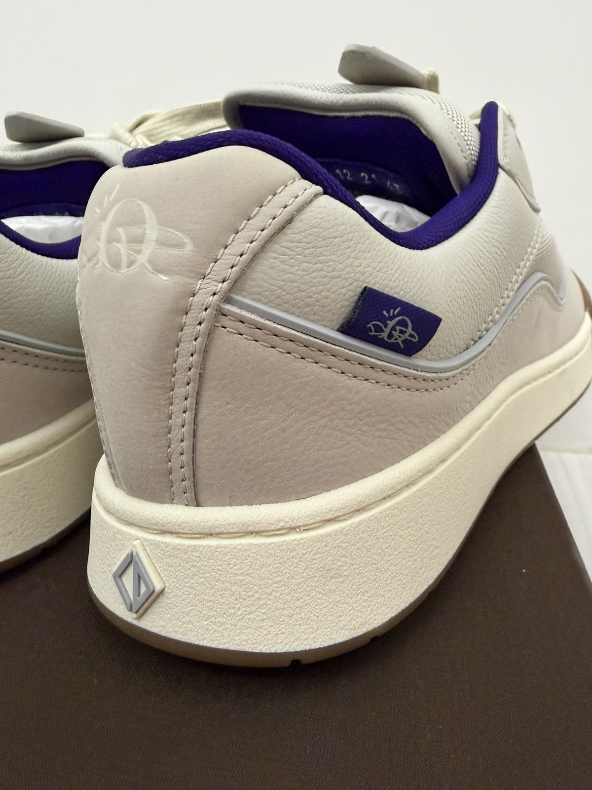 Dior × Travis Scott Dior B713 Cactus Jack Travis Scott Cream Purple Shoes Size US 10 / EU 43 - 7 Thumbnail