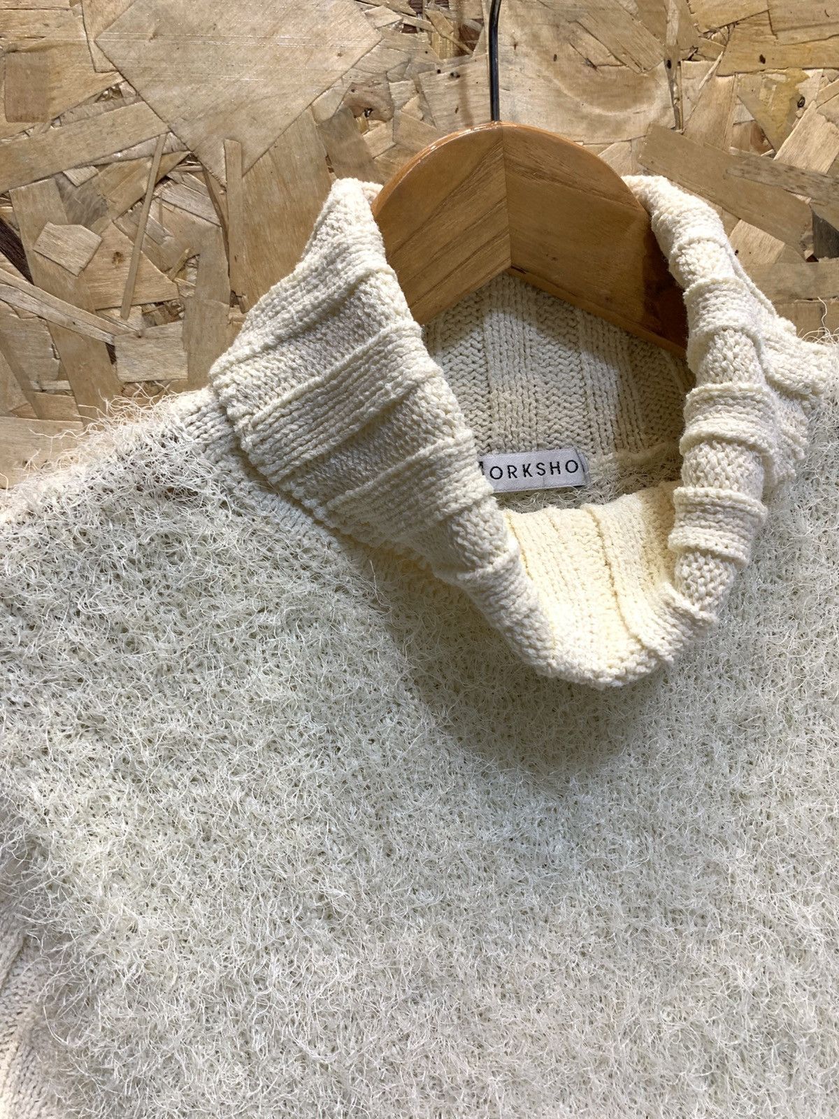 Yohji Yamamoto Workshop turtleneck fuzzy knitwear Size US S / EU 44-46 / 1 - 8 Thumbnail