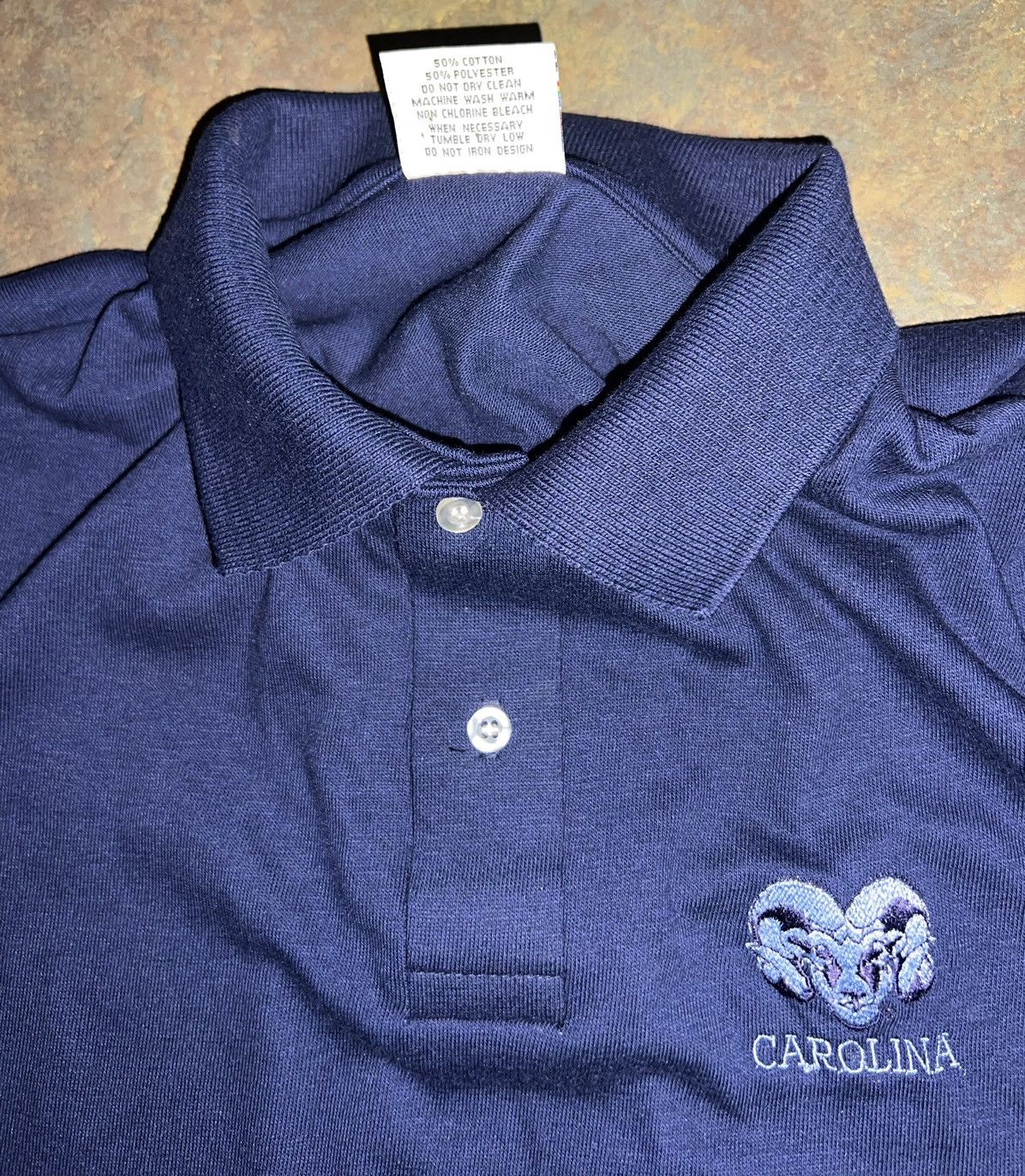 NCAA × Vintage VINTAGE UNC TAR HEELS POLO Size US L / EU 52-54 / 3 - 9 Thumbnail