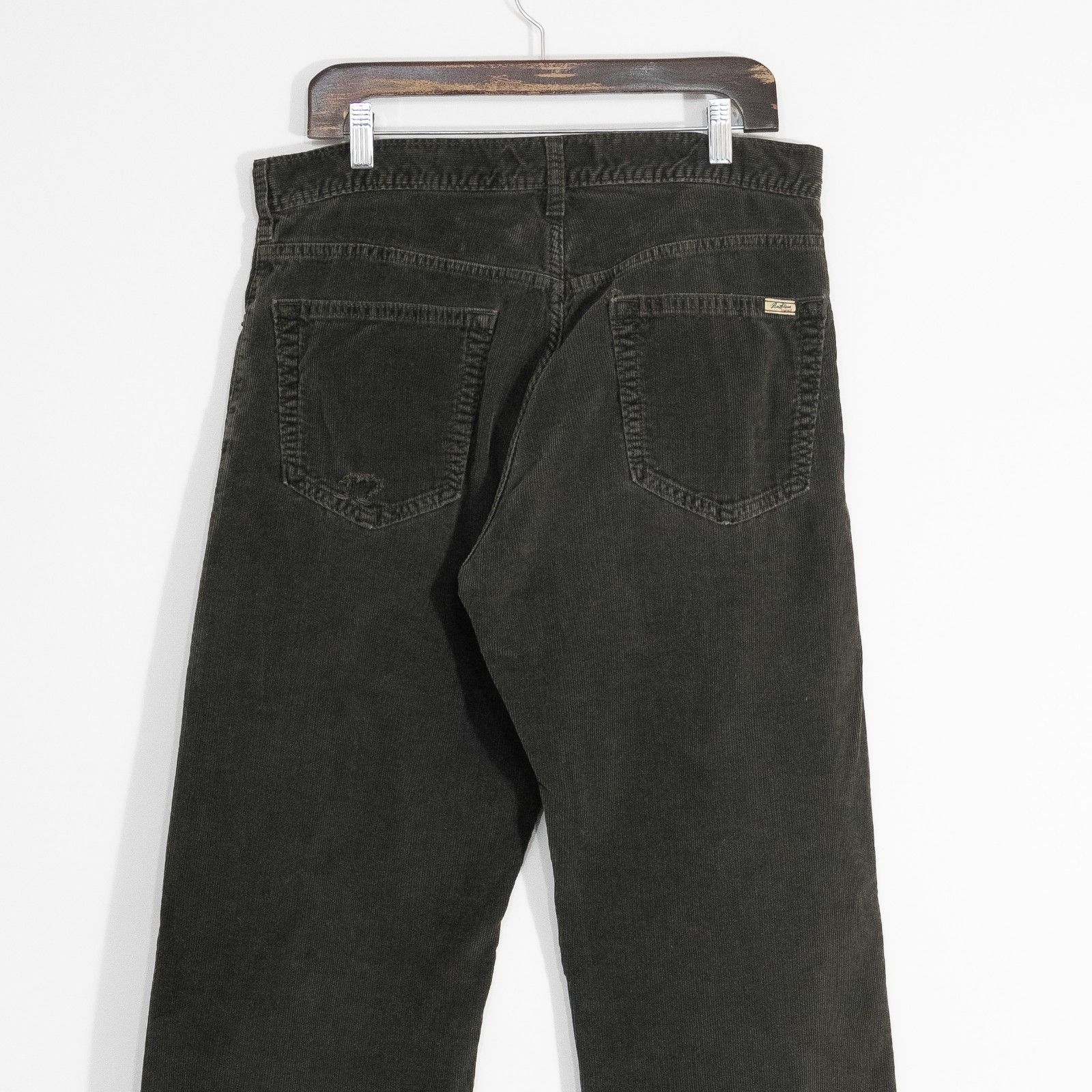Levi's Vintage Y2K Levis Corduroy Pants Sz 34x32 - Distressed Dark Size US 34 / EU 50 - 6 Thumbnail