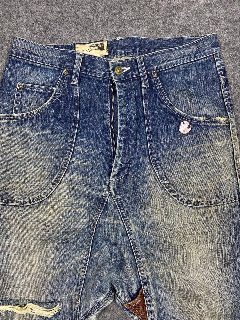 Japanese Brand japanese brand denim nice design missing zipper puller Size US 34 / EU 50 - 8 Thumbnail