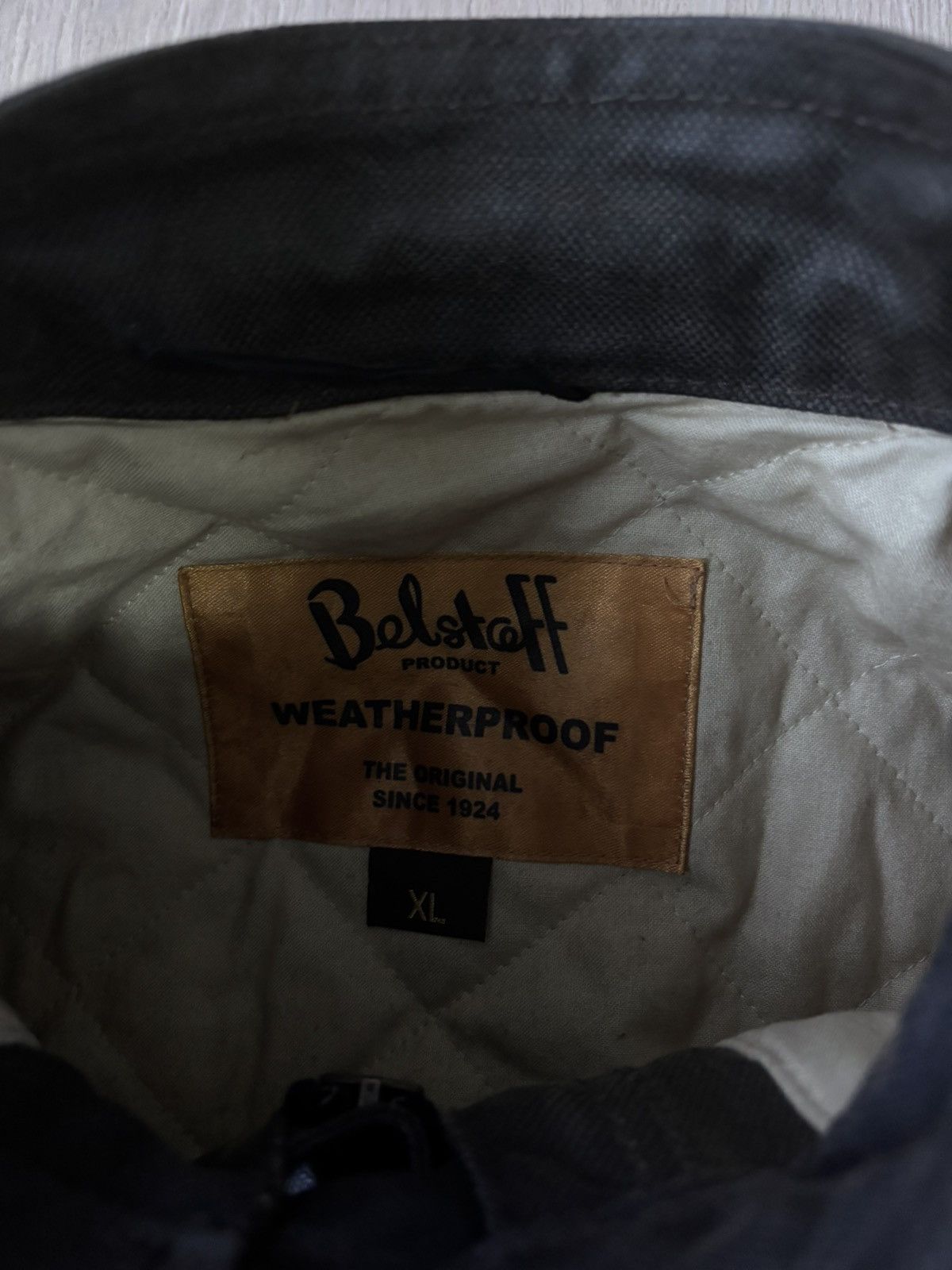Belstaff Vintage Belstaff leather waterproof jacket mens 90s Size US XL / EU 56 / 4 - 8 Thumbnail