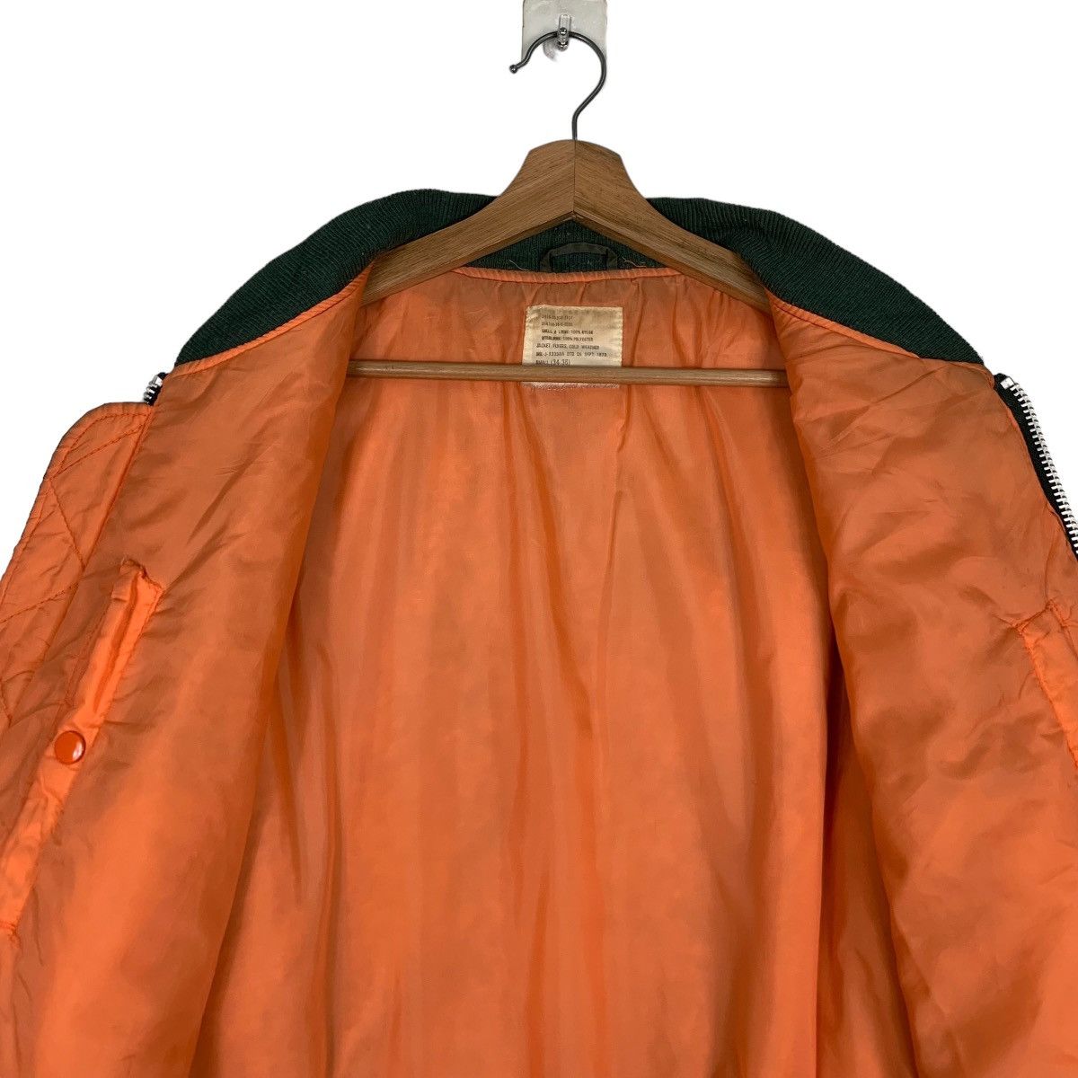 Japanese Brand GLEEMAN MA-1 Flight Bomber Jacket #0864-C39 Size US M / EU 48-50 / 2 - 12 Thumbnail