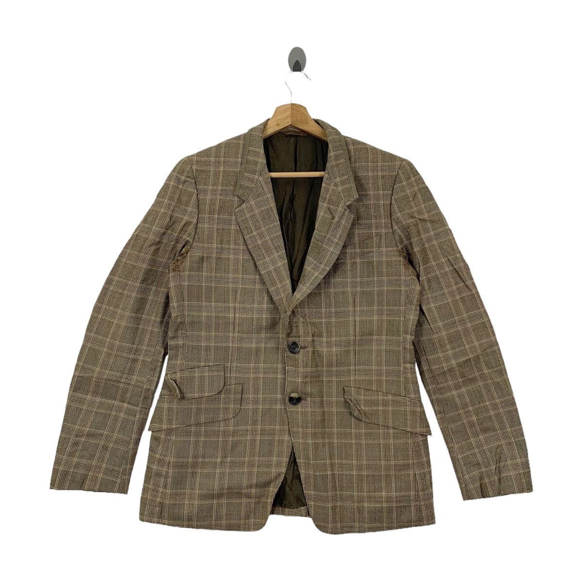 Paul Smith PAUL SMITH Casualwear Designer Checkered Blazer Coat Jacket Size US M / EU 48-50 / 2 - 1 Thumbnail