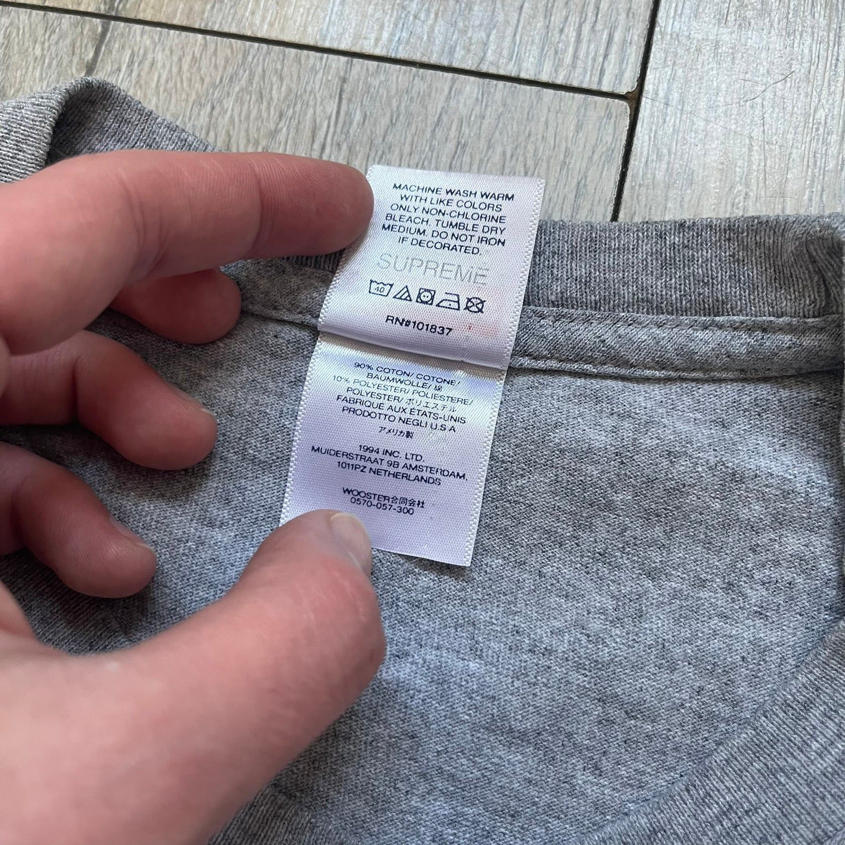 Supreme Supreme NBA Youngboy FW23 Gray Tee Size US M / EU 48-50 / 2 - 4 Thumbnail
