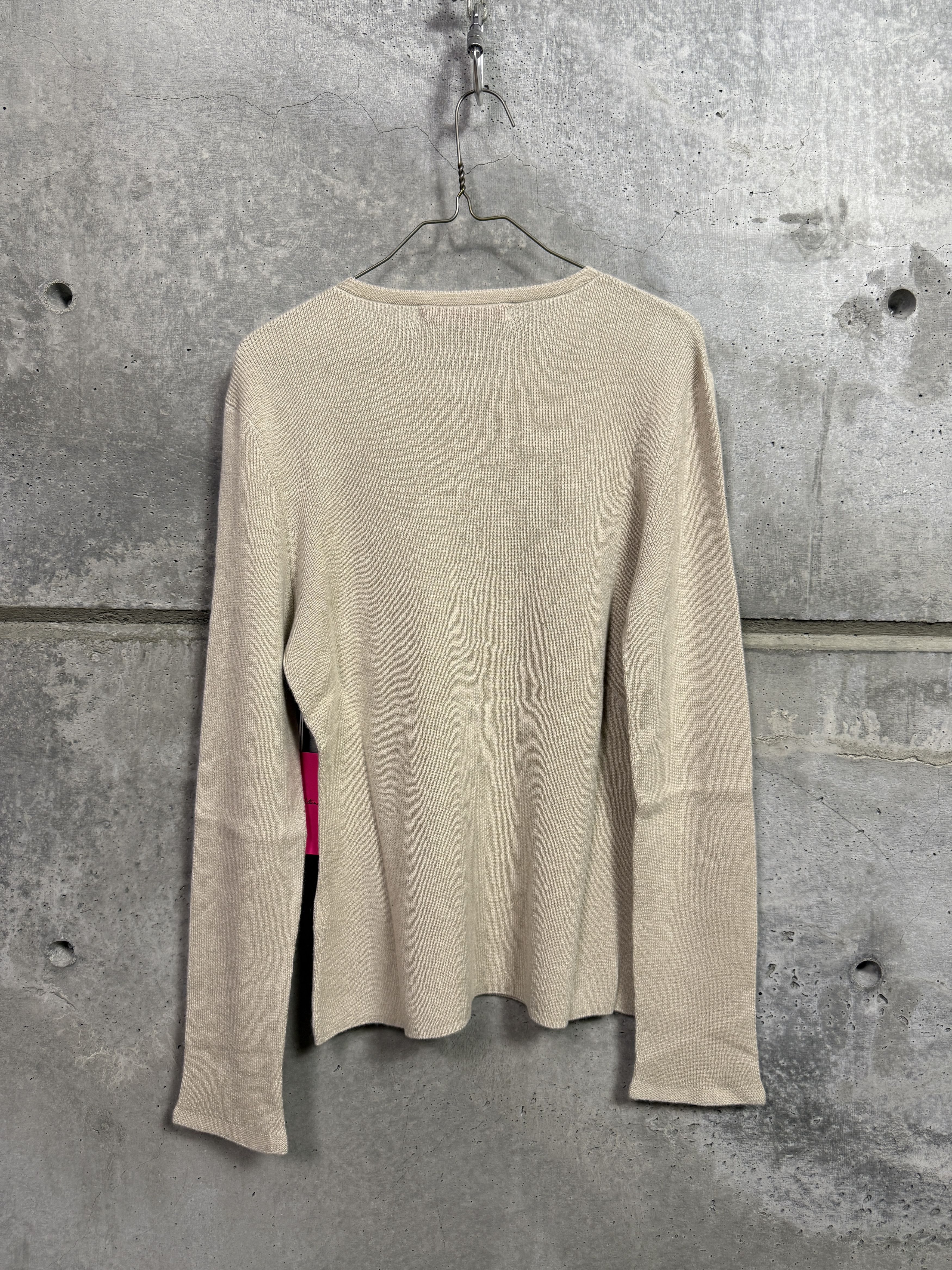 The Elder Statesman $1250 The Elder Statesman Oatmeal Delicash Cardigan Size L / US 10 / IT 46 - 6 Thumbnail
