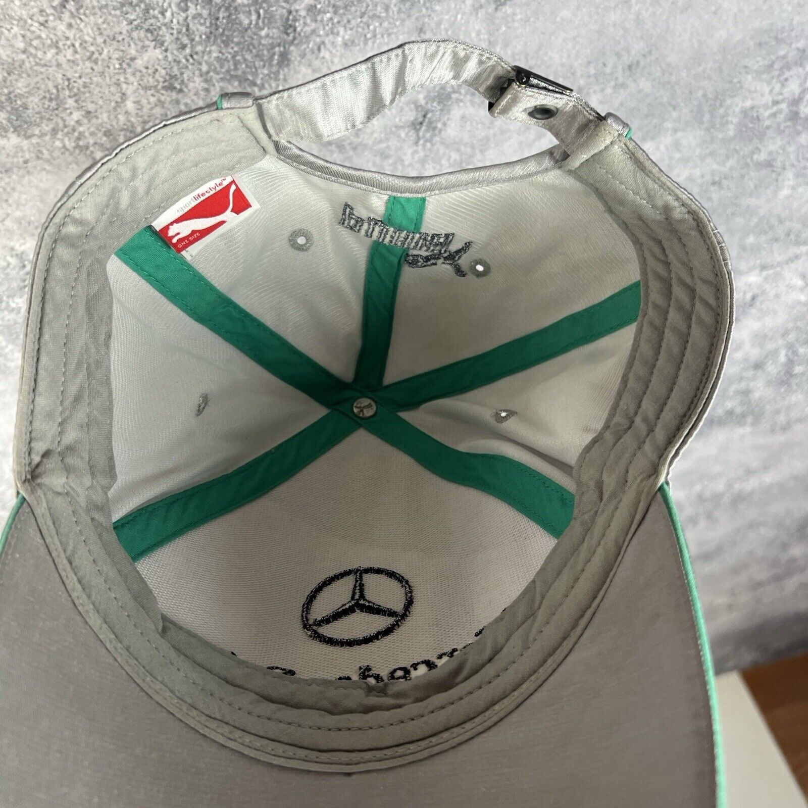 Mercedes-Benz Puma Mercedes Benz Lewis Hamilton Cap Men's Gray One Size ` Size ONE SIZE - 14 Thumbnail