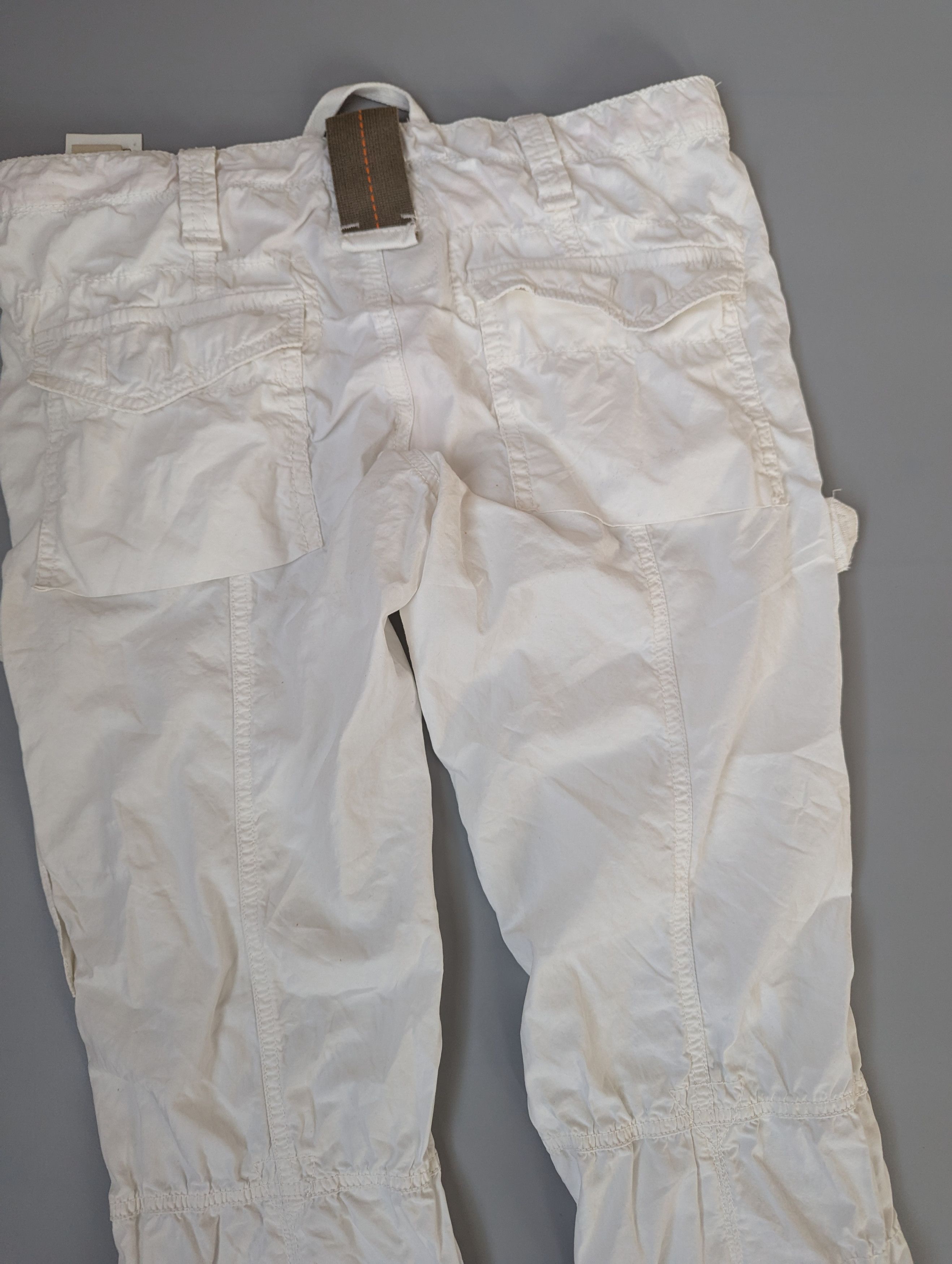 Parajumpers Parajumpers Women's white Multipocket Cargo Cotton Pants Size 29" - 12 Thumbnail