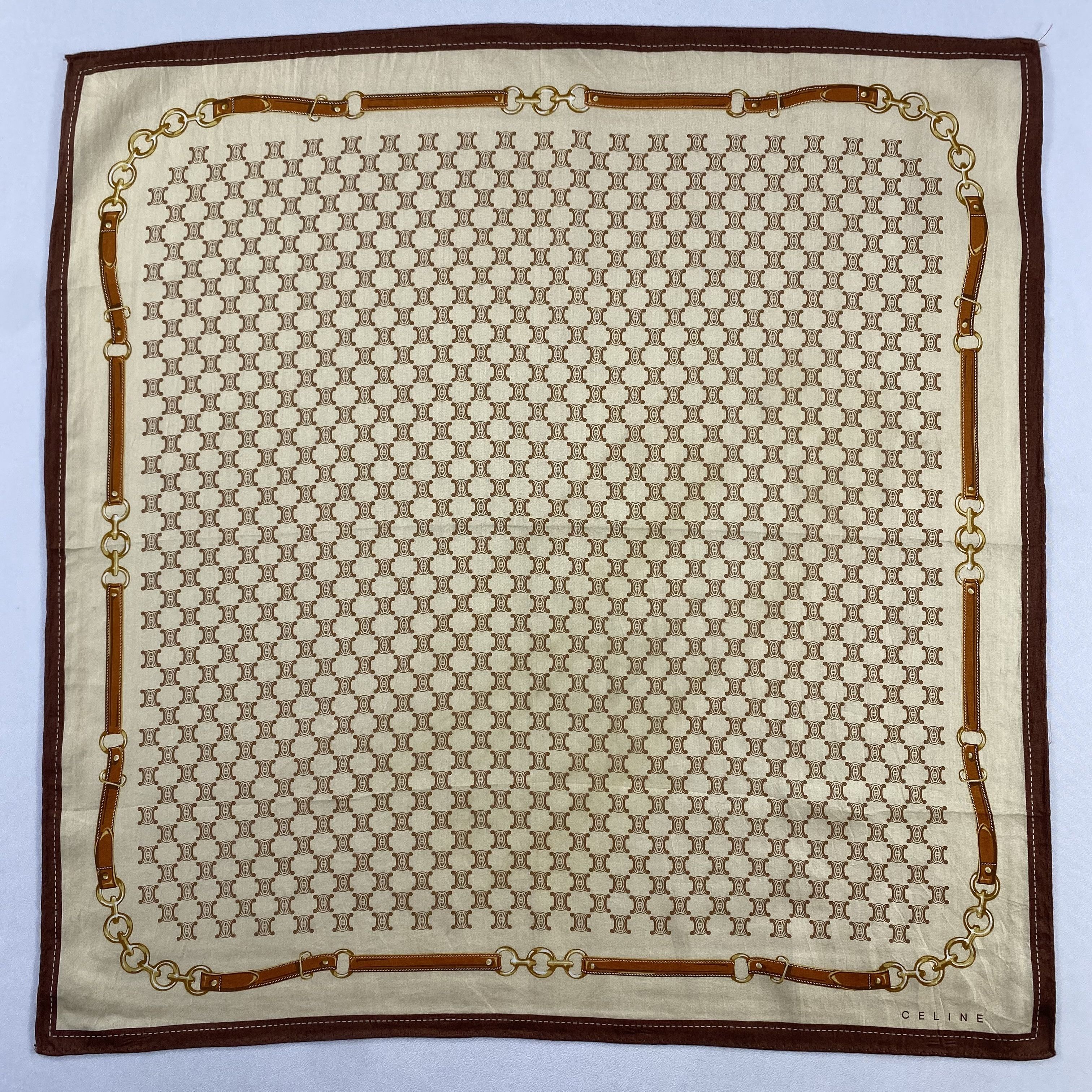 Celine × Vintage Celine Neckerchief / Bandana / Handkerchief-P551 Size ONE SIZE - 1 Thumbnail