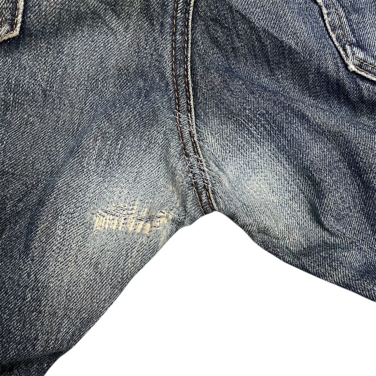 Uniqlo Y2k Japanese UNIQLO selvedge Denim Skinny Fit Straight Jeans Size US 33 - 14 Thumbnail