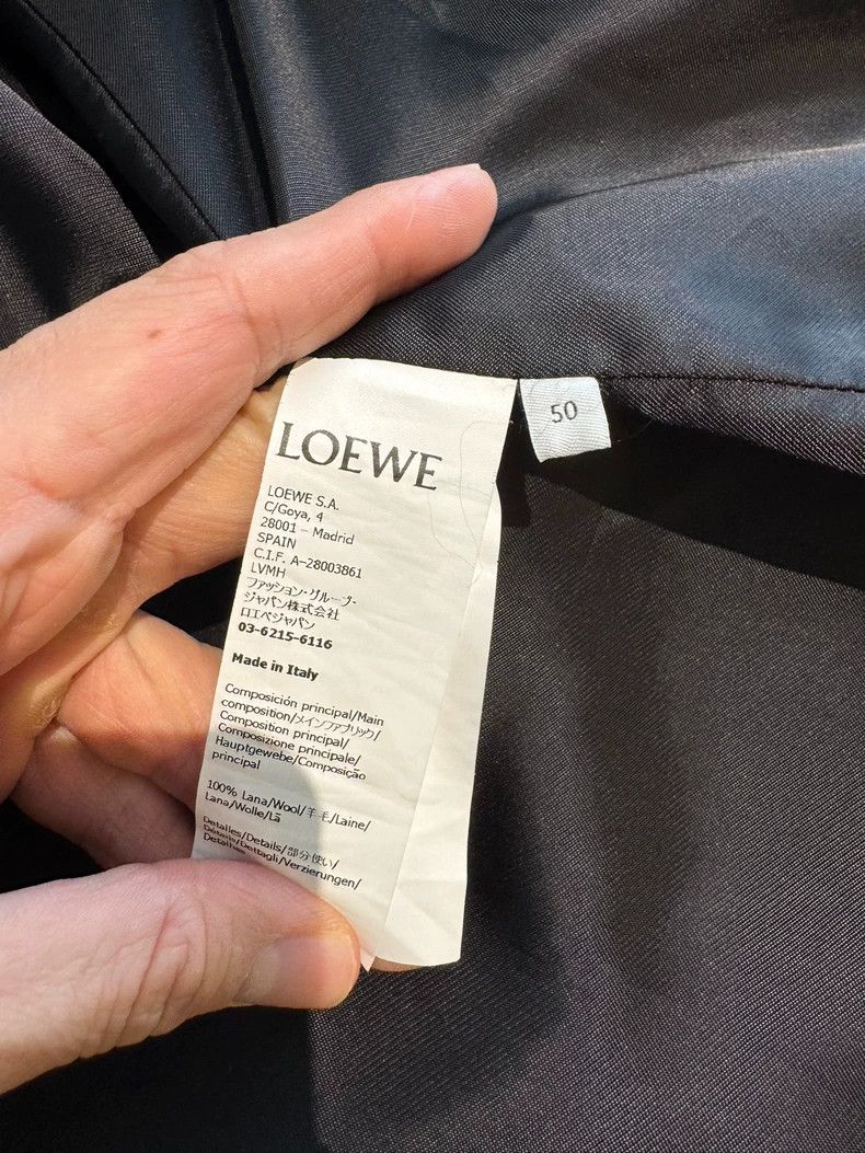 Loewe Loewe size L Black wool coat for boys in autumn and winter Size US M / EU 48-50 / 2 - 7 Thumbnail